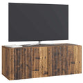 vidaXL Szafka RTV montowana na ścianie Stare drewno 78,5 x 31 x 30 cm