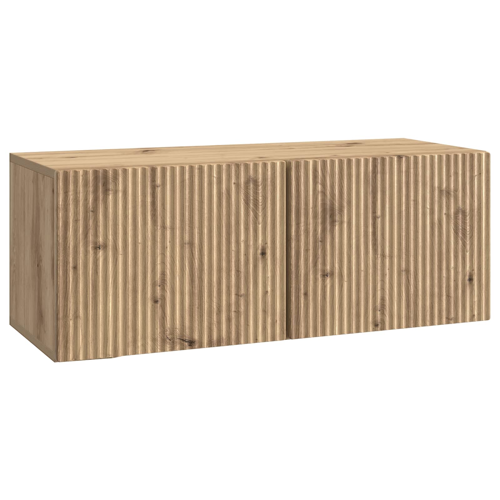 vidaXL Szafka RTV montowana na ścianie 78,5 x 31 x 30 cm Dąb artisan