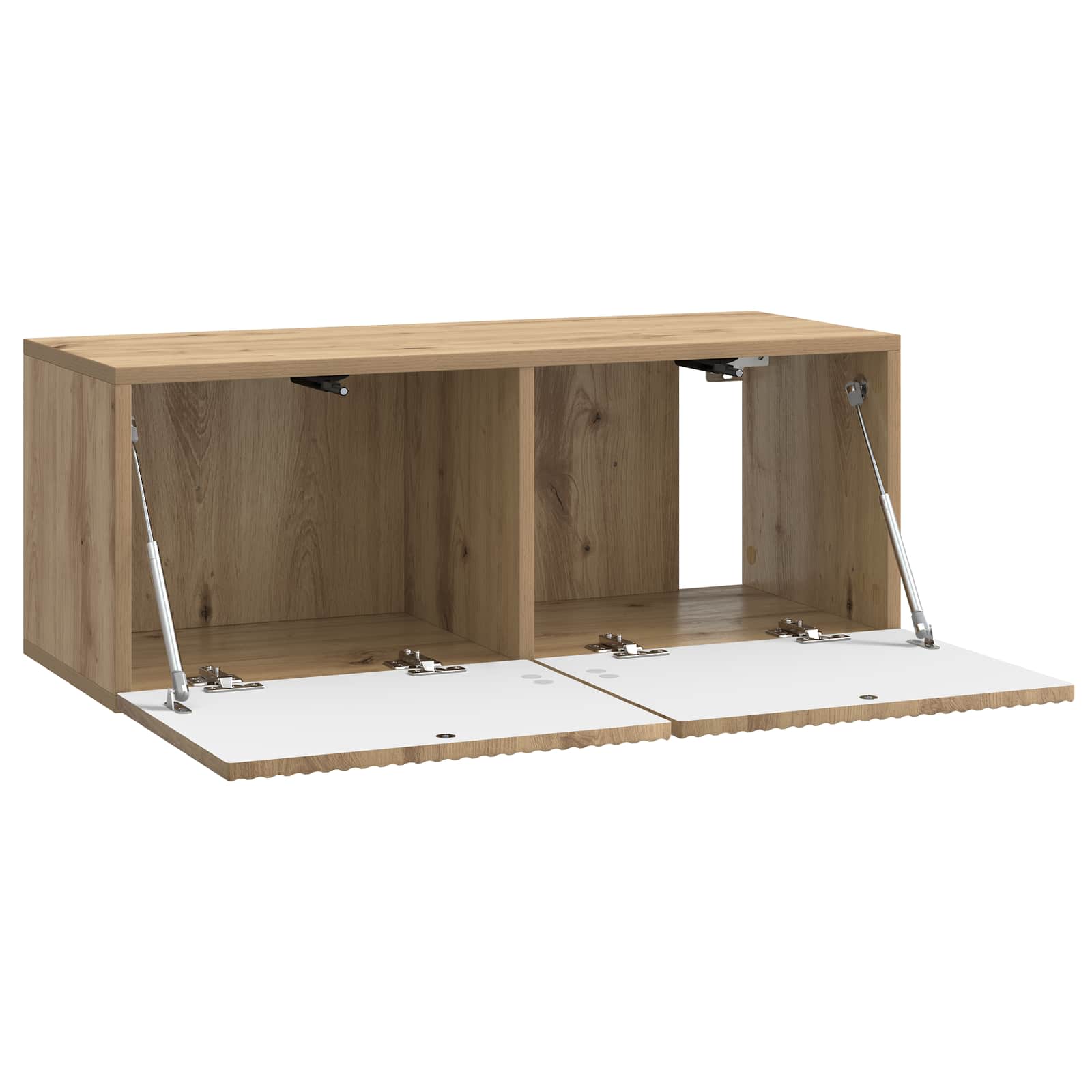 vidaXL Szafka RTV montowana na ścianie 78,5 x 31 x 30 cm Dąb artisan