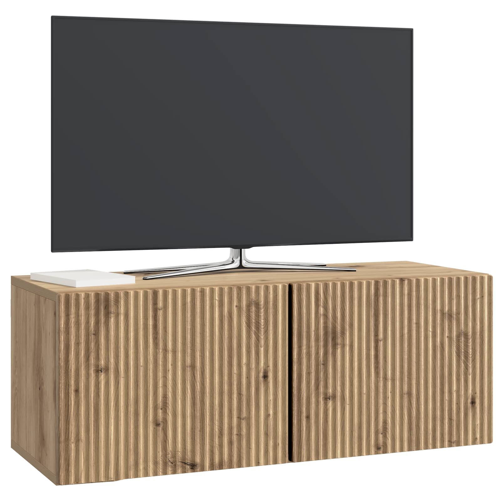 vidaXL Szafka RTV montowana na ścianie 78,5 x 31 x 30 cm Dąb artisan