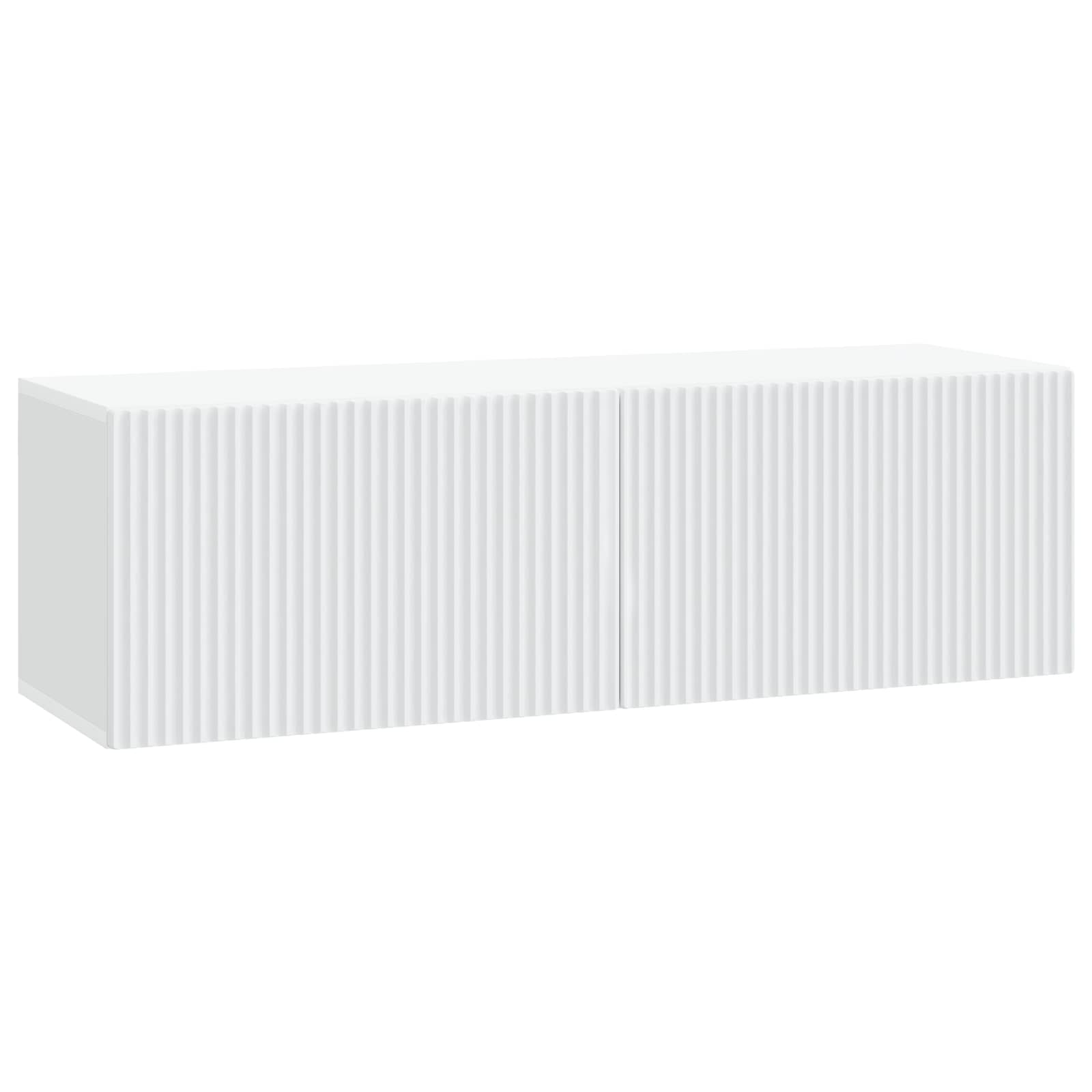 vidaXL Szafka RTV montowana na ścianie Biały 98 x 31 x 30 cm