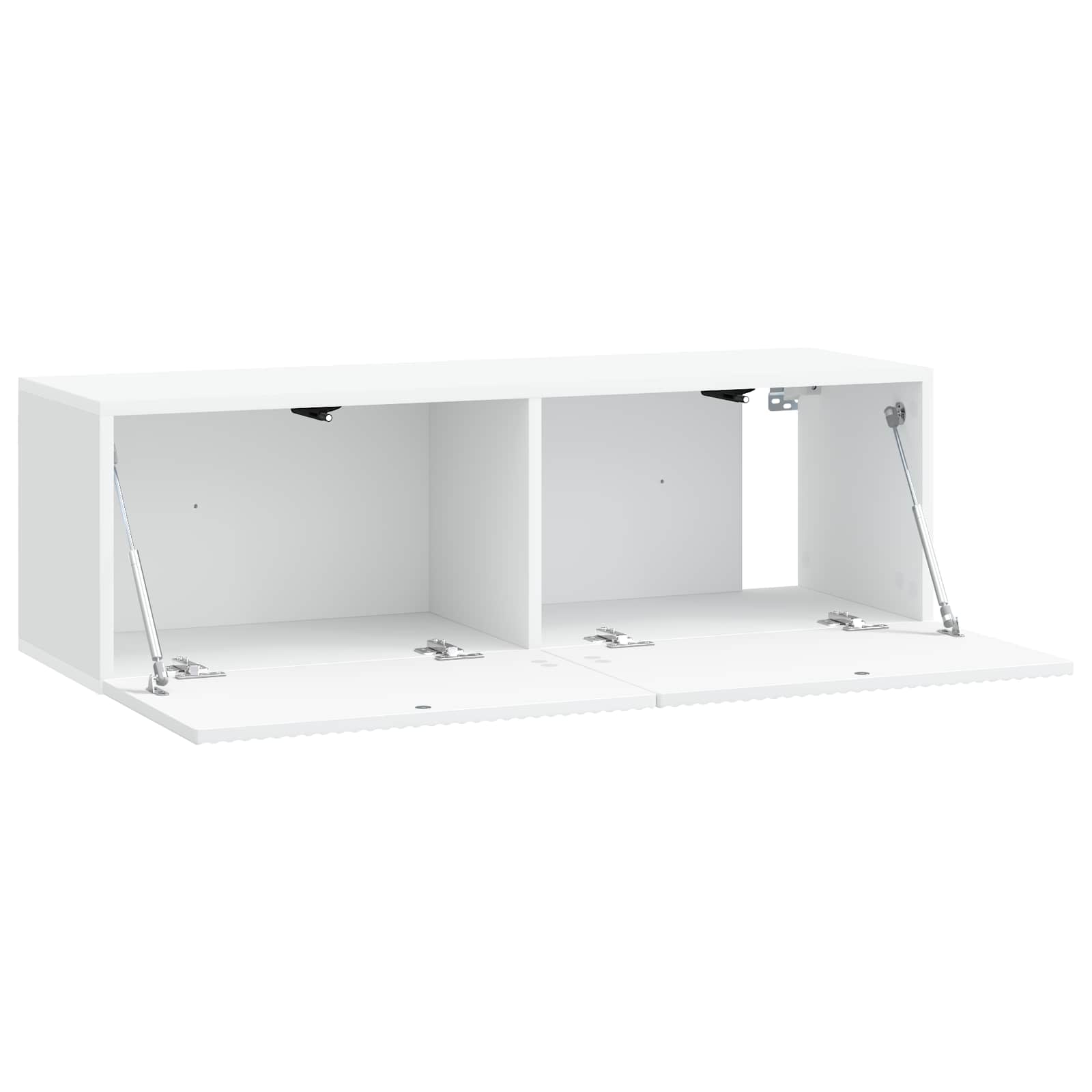 vidaXL Szafka RTV montowana na ścianie Biały 98 x 31 x 30 cm