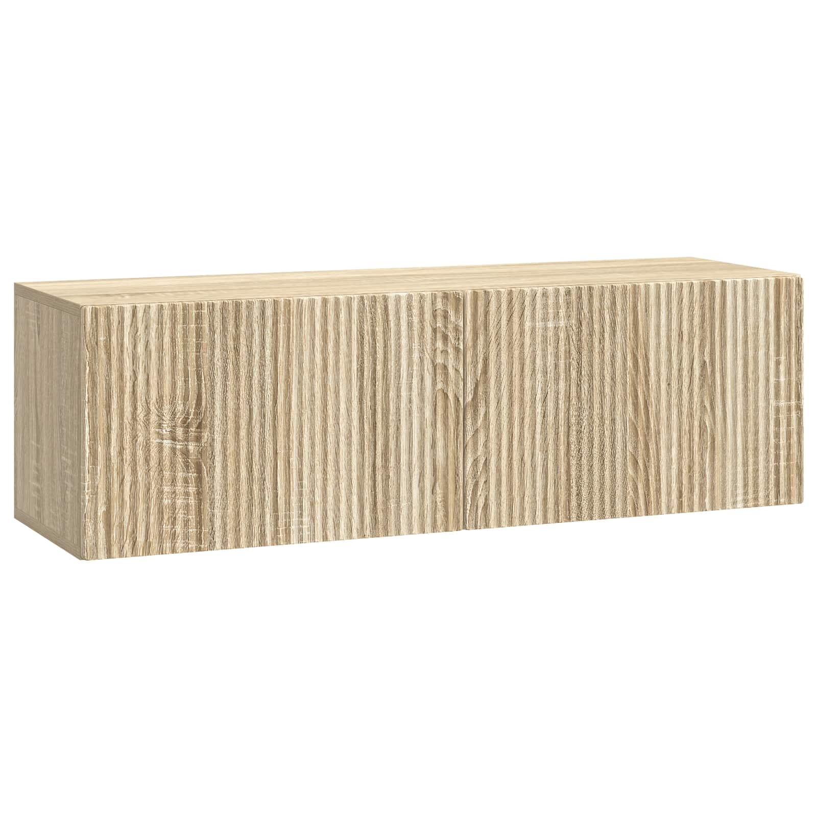 vidaXL Szafka RTV montowana na ścianie dąb Sonoma 98 x 31 x 30 cm