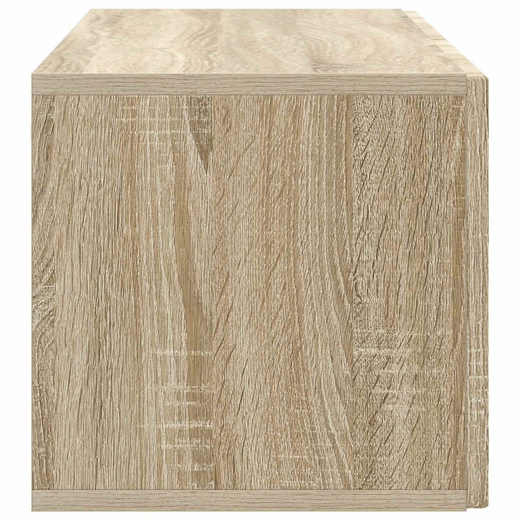 vidaXL Szafka RTV montowana na ścianie dąb Sonoma 98 x 31 x 30 cm