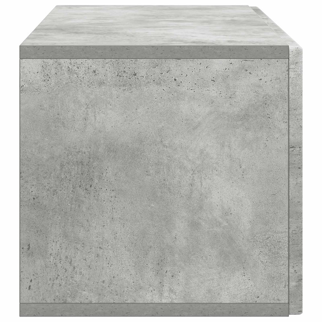 vidaXL Szafka RTV montowana na ścianie Betonowy szary 98 x 31 x 30 cm