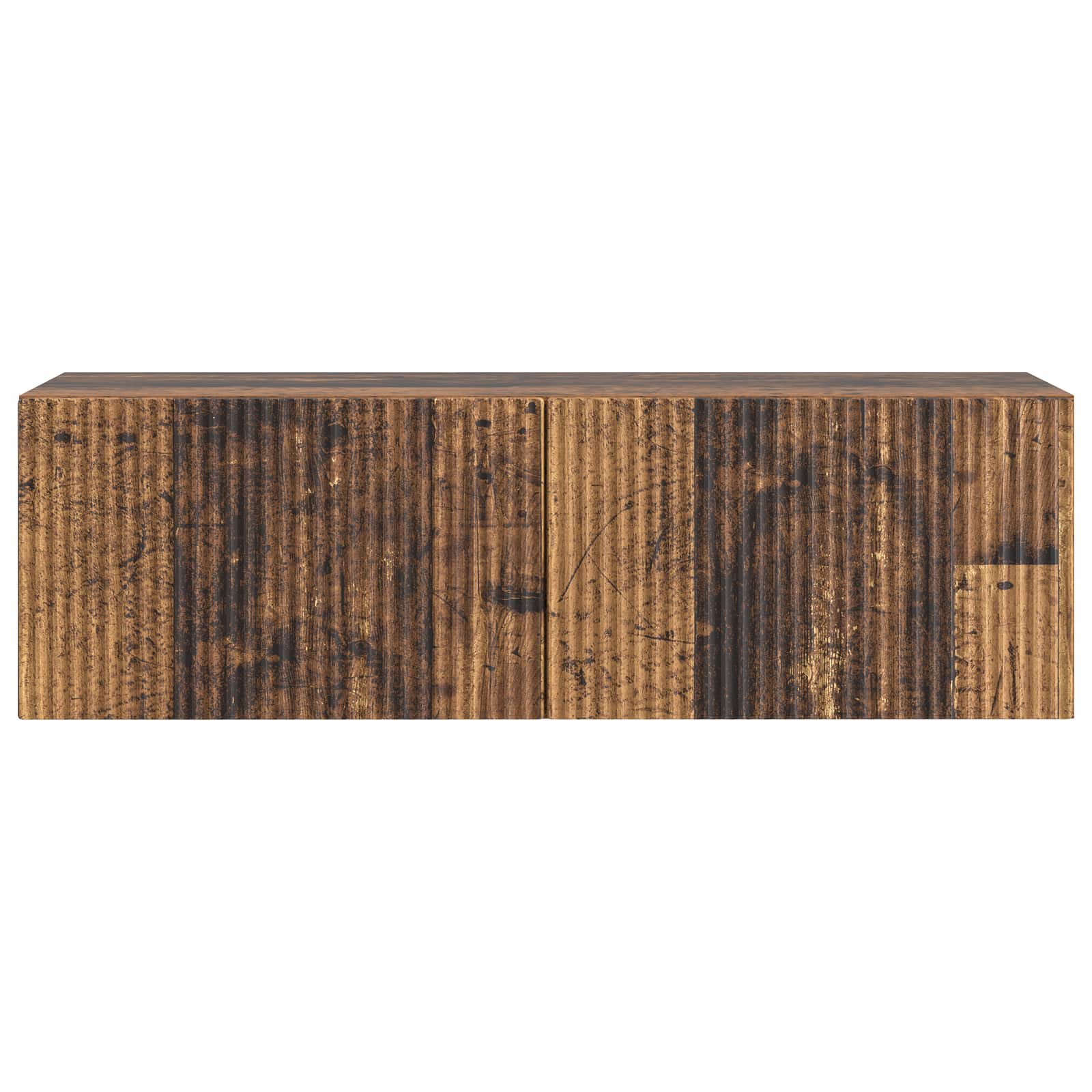 vidaXL Szafka RTV montowana na ścianie Stare drewno 98 x 31 x 30 cm