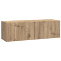 vidaXL Szafka RTV montowana na ścianie Dąb artisan 98 x 31 x 30 cm