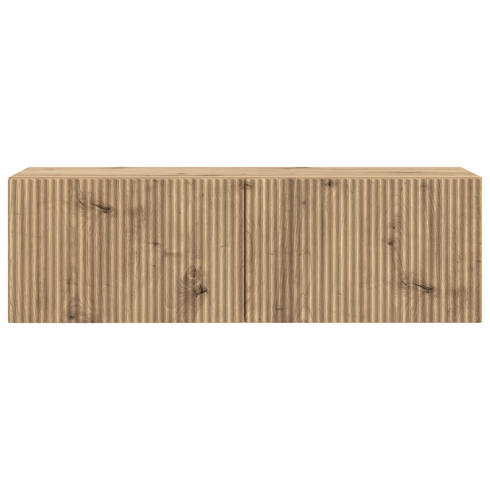 vidaXL Szafka RTV montowana na ścianie Dąb artisan 98 x 31 x 30 cm