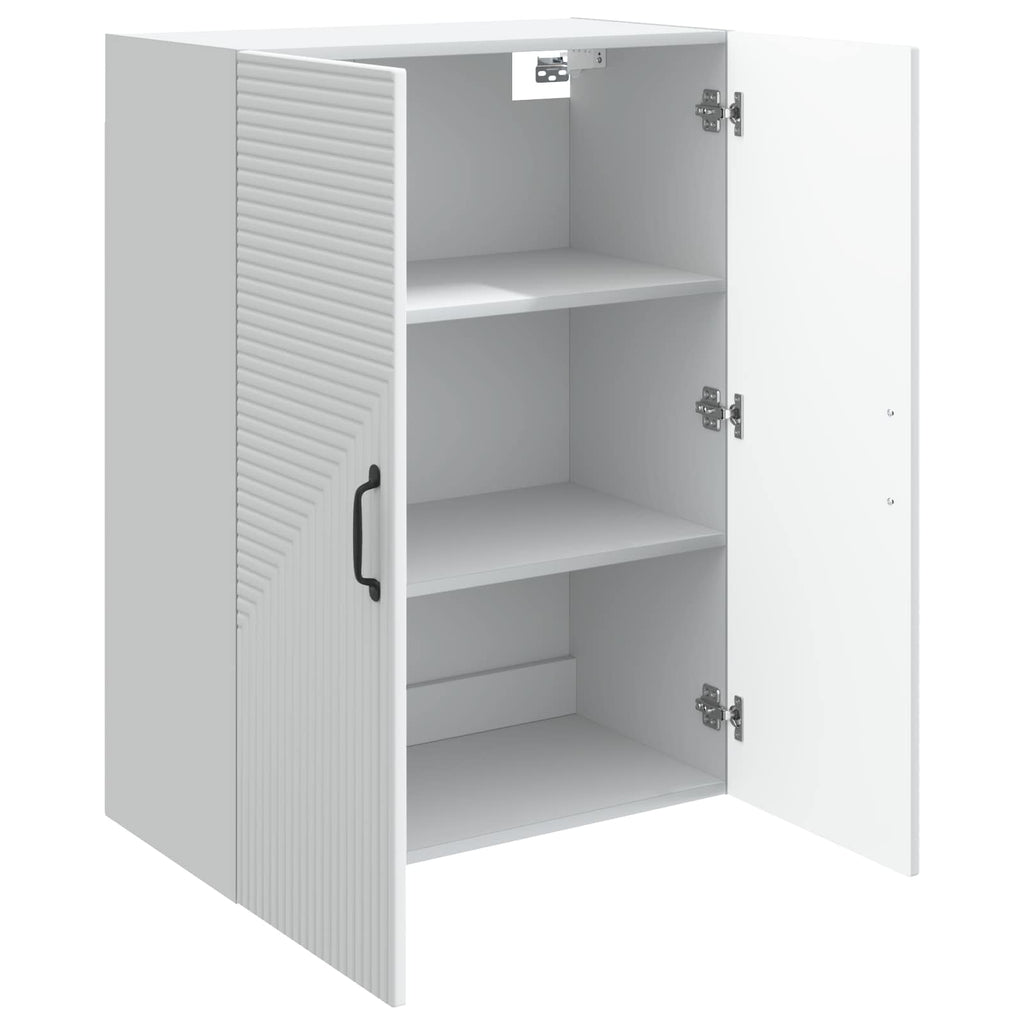 vidaXL Szafka ścienna Biały 66 x 34,5 x 90 cm Drewno inżynieryjne