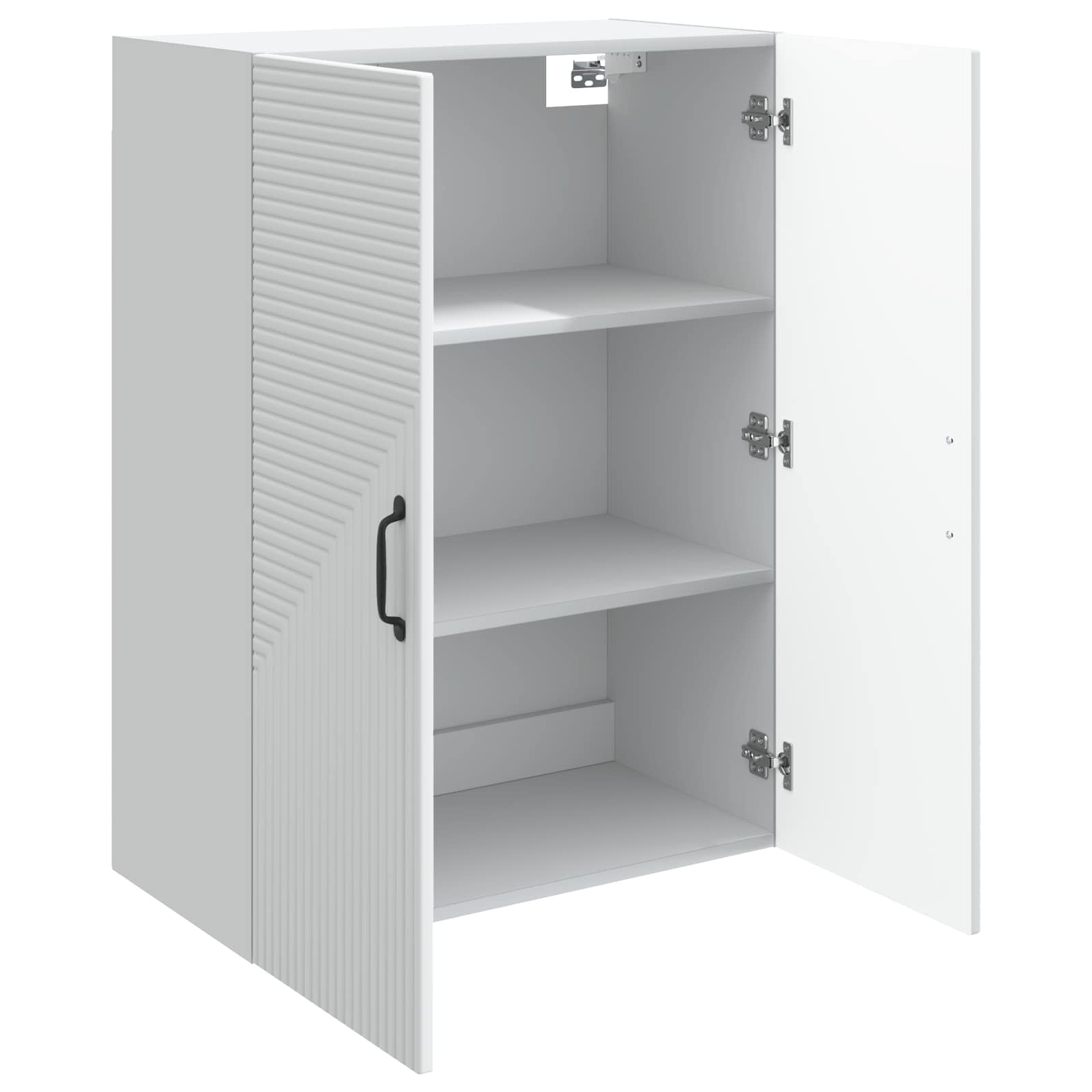 vidaXL Szafka ścienna Biały 66 x 34,5 x 90 cm Drewno inżynieryjne