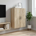 vidaXL Szafka ścienna dąb Sonoma 66 x 34,5 x 90 cm Drewno inżynieryjne
