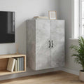 vidaXL Szafka ścienna Betonowy szary 66 x 34,5 x 90 cm