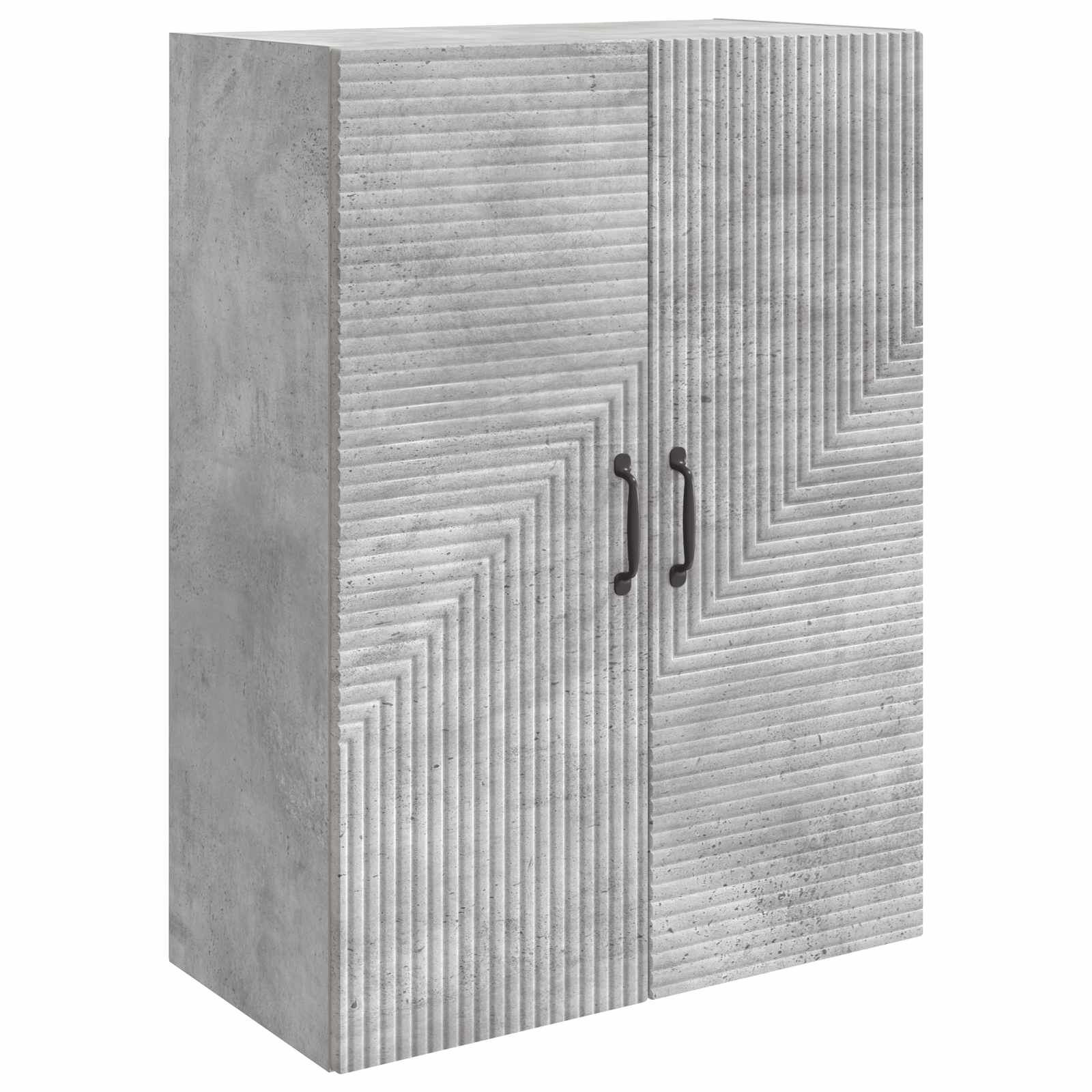 vidaXL Szafka ścienna Betonowy szary 66 x 34,5 x 90 cm