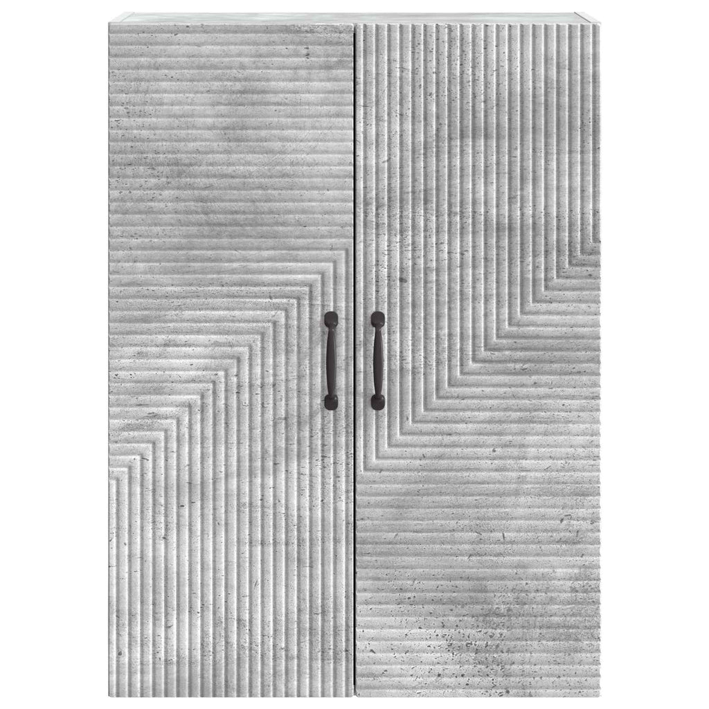 vidaXL Szafka ścienna Betonowy szary 66 x 34,5 x 90 cm