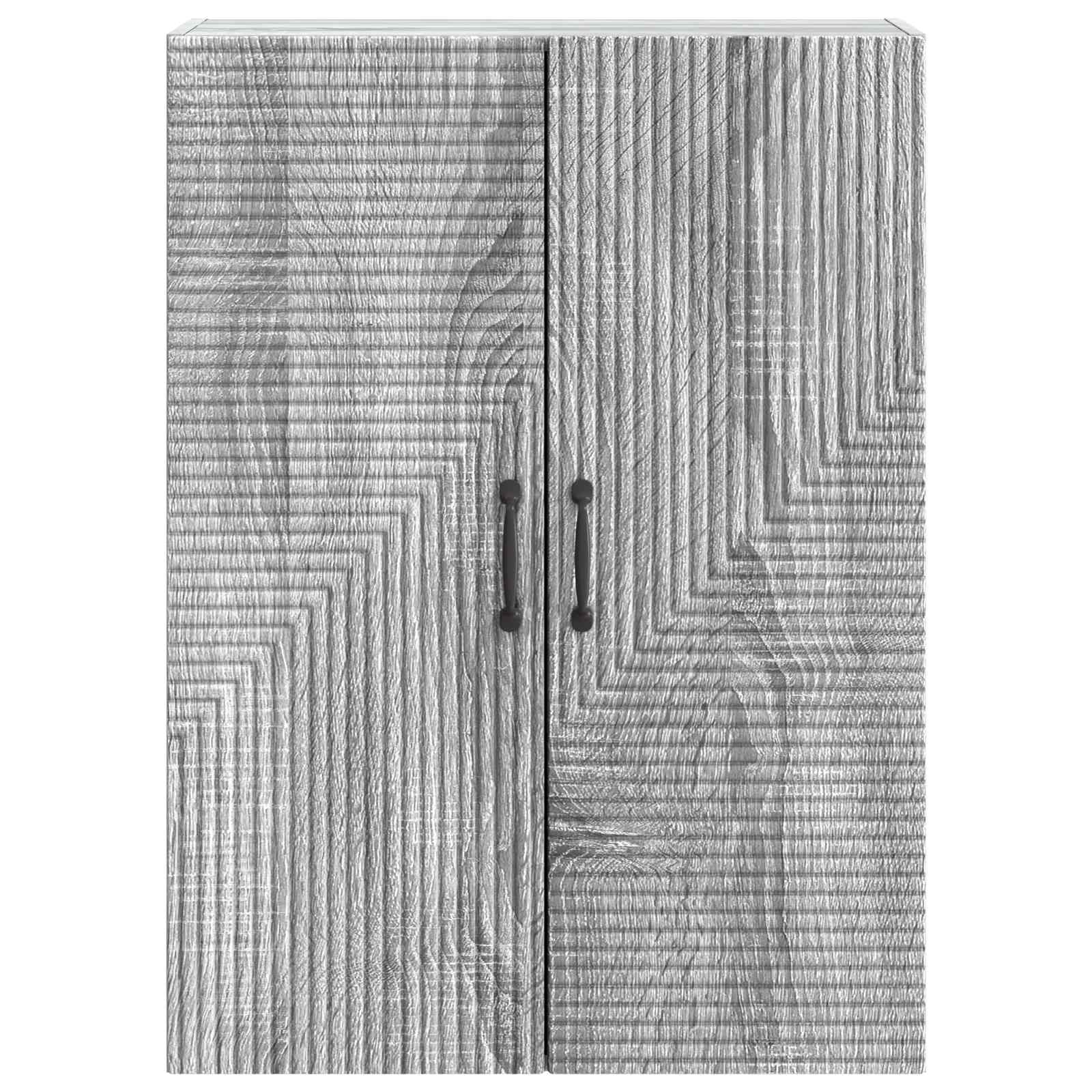 vidaXL Szafka ścienna Szary Sonoma 66 x 34,5 x 90 cm