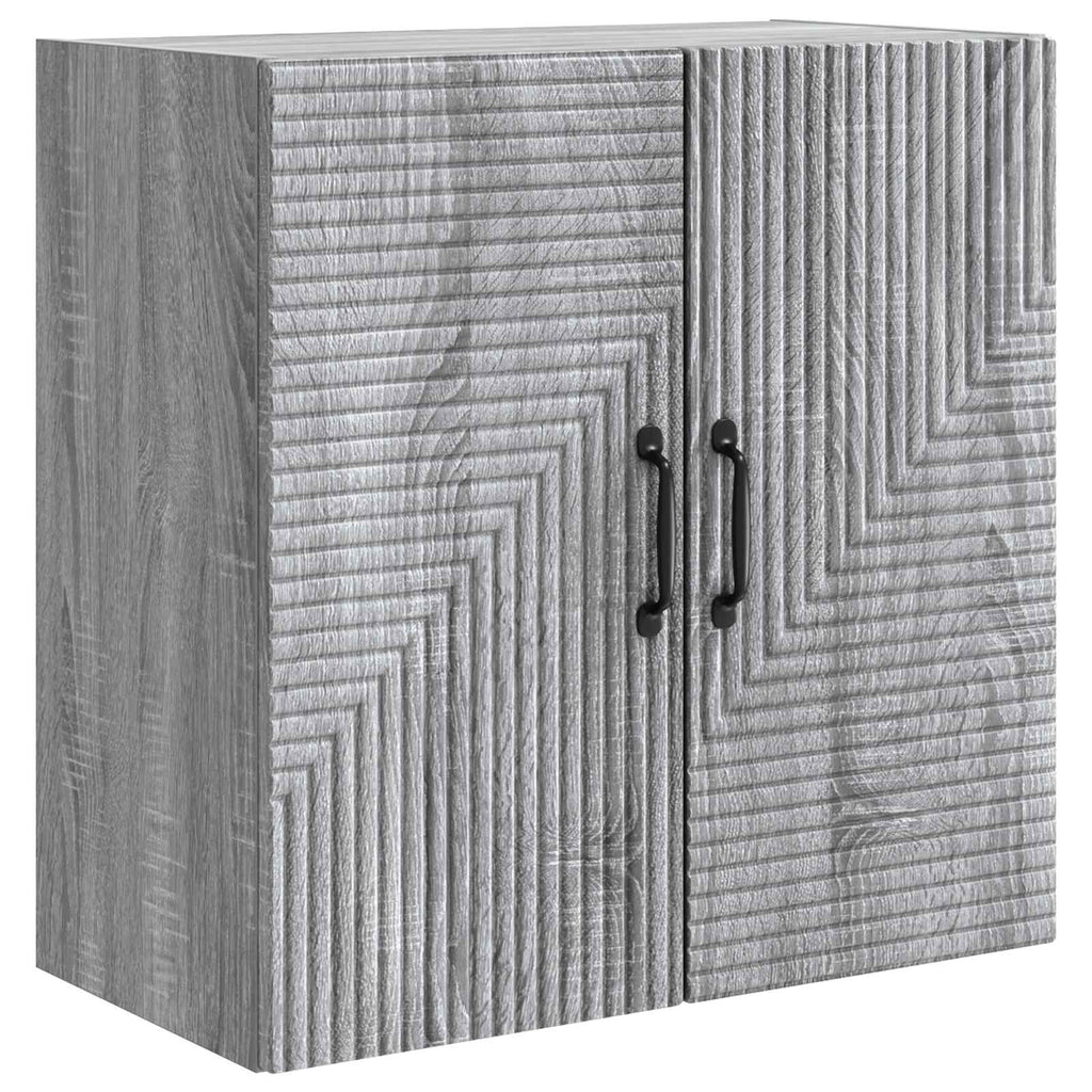 vidaXL Szafka ścienna Szary Sonoma 59 x 31 x 60 cm Drewno inżynieryjne