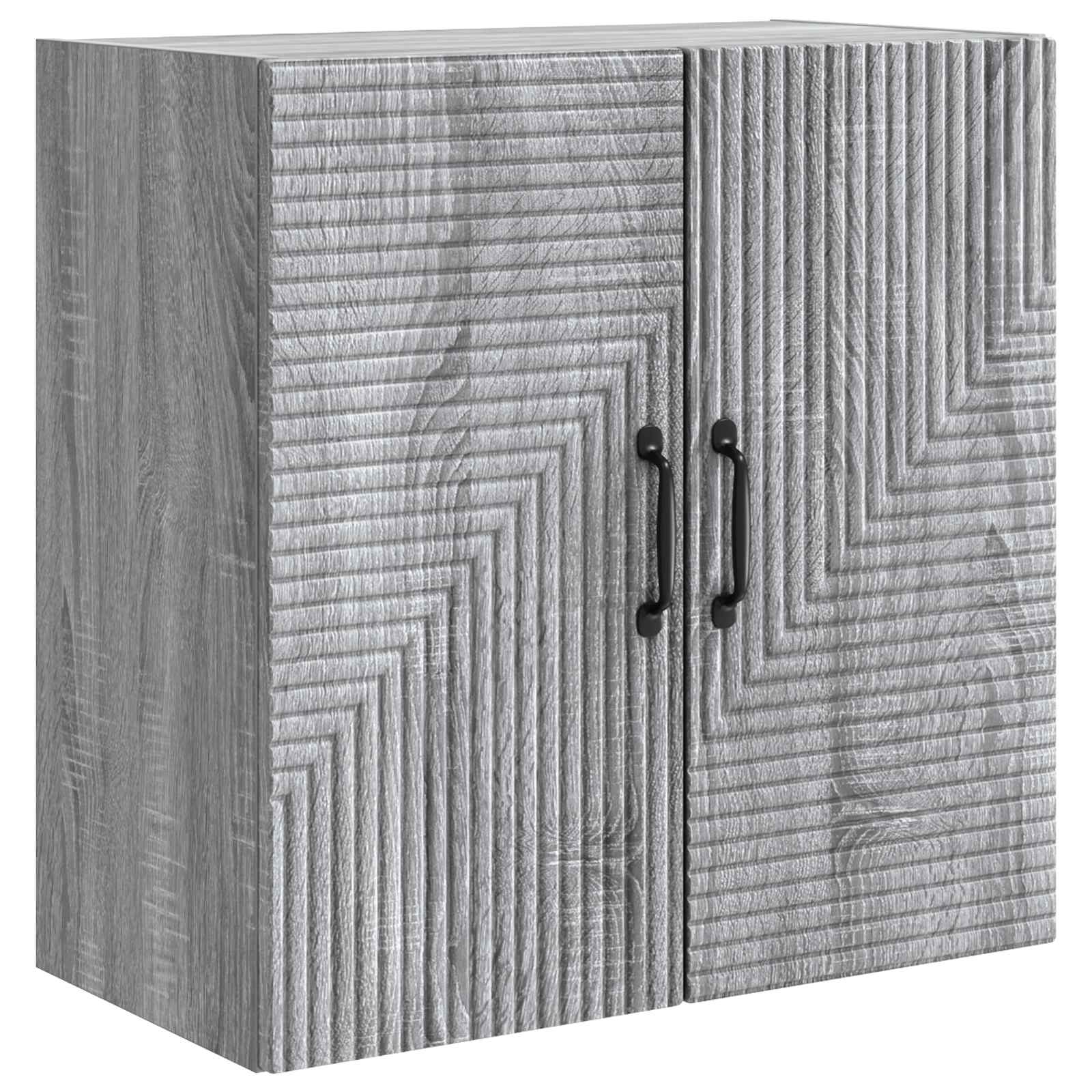vidaXL Szafka ścienna Szary Sonoma 59 x 31 x 60 cm Drewno inżynieryjne