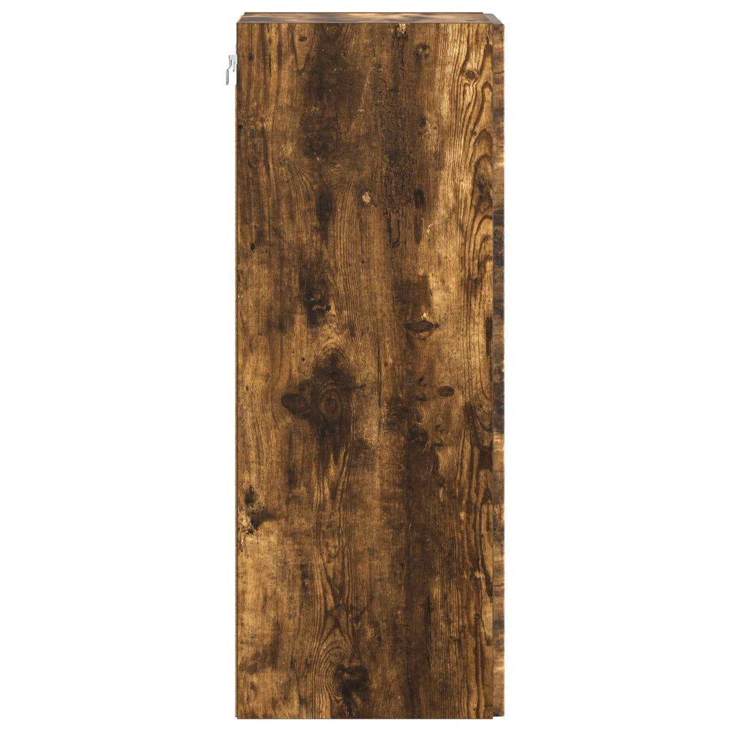 vidaXL Szafka ścienna Dąb wędzony 33 x 34,5 x 90 cm