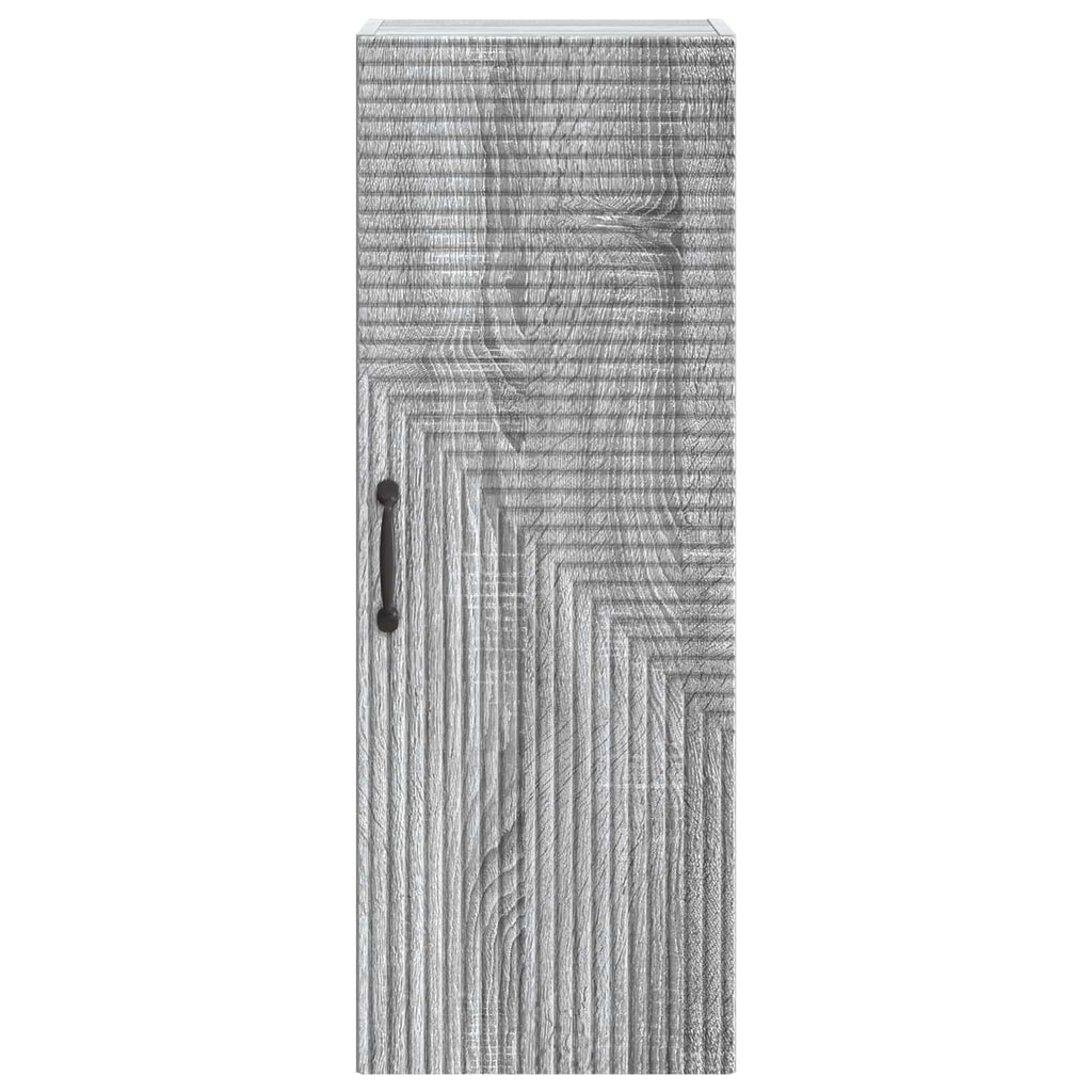 vidaXL Szafka ścienna Szary Sonoma 33 x 34,5 x 90 cm