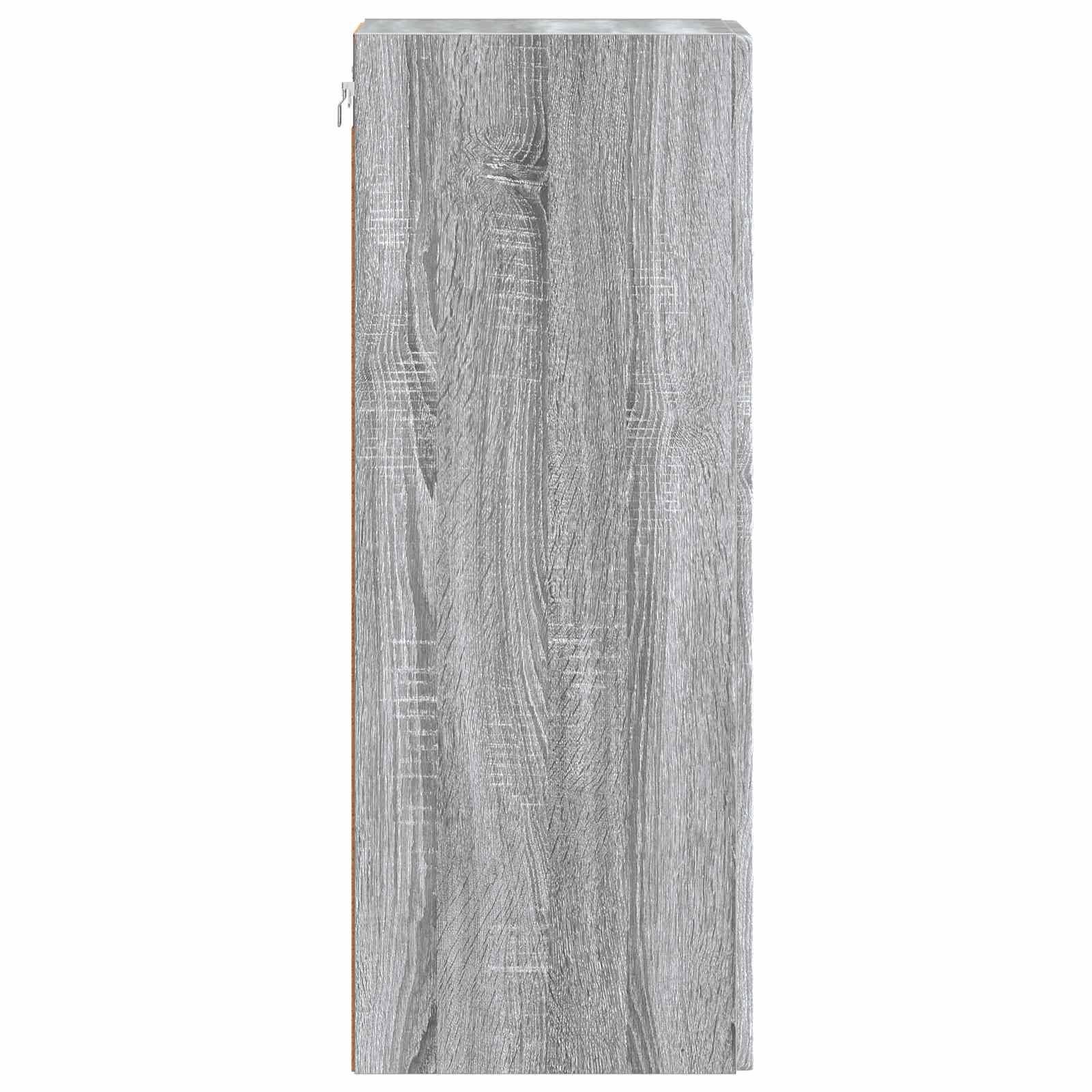 vidaXL Szafka ścienna Szary Sonoma 33 x 34,5 x 90 cm