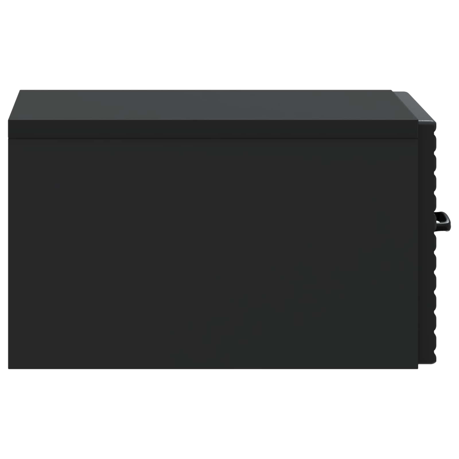 vidaXL Wisząca Szafka Nocna z szufladą Czarny 34,5 x 33 x 20 cm