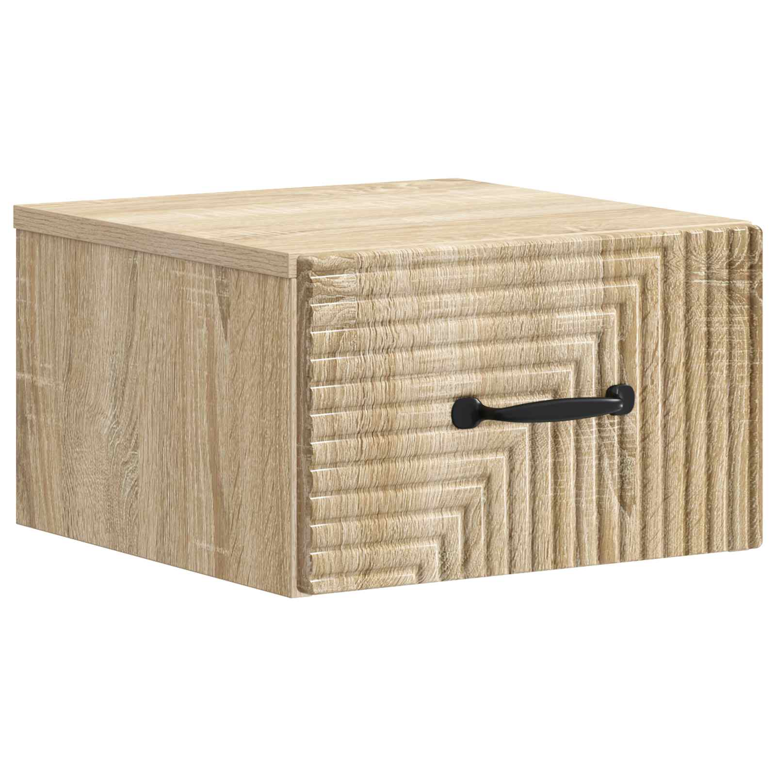 vidaXL Wisząca Szafka Nocna z szufladą dąb Sonoma 34,5 x 33 x 20 cm