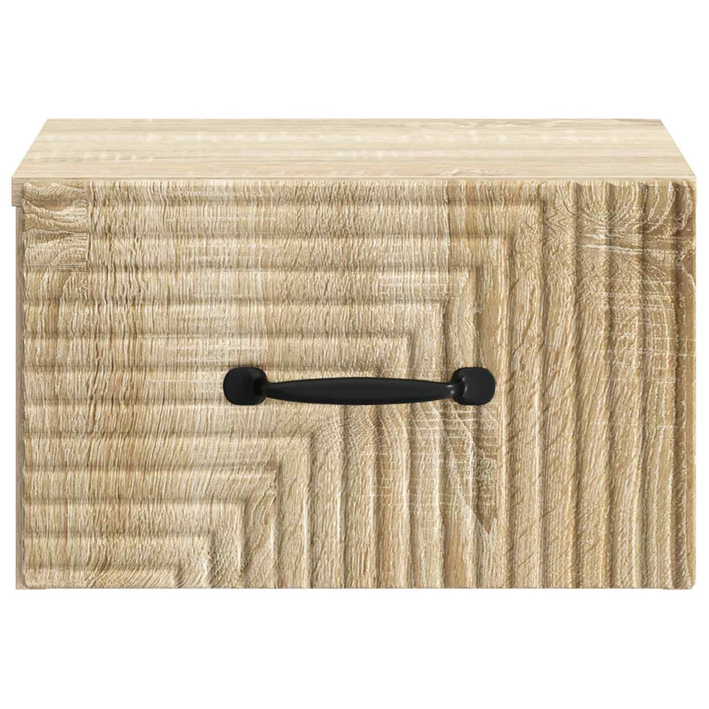 vidaXL Wisząca Szafka Nocna z szufladą dąb Sonoma 34,5 x 33 x 20 cm