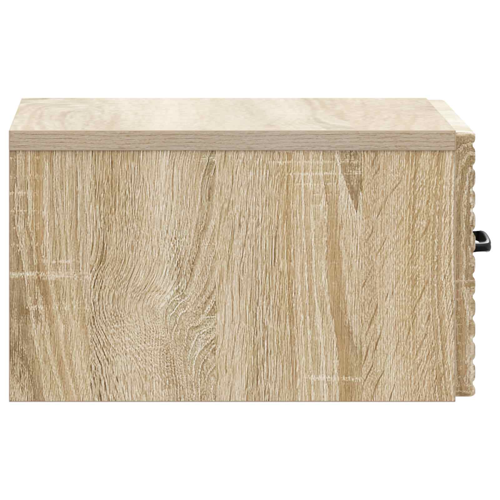 vidaXL Wisząca Szafka Nocna z szufladą dąb Sonoma 34,5 x 33 x 20 cm