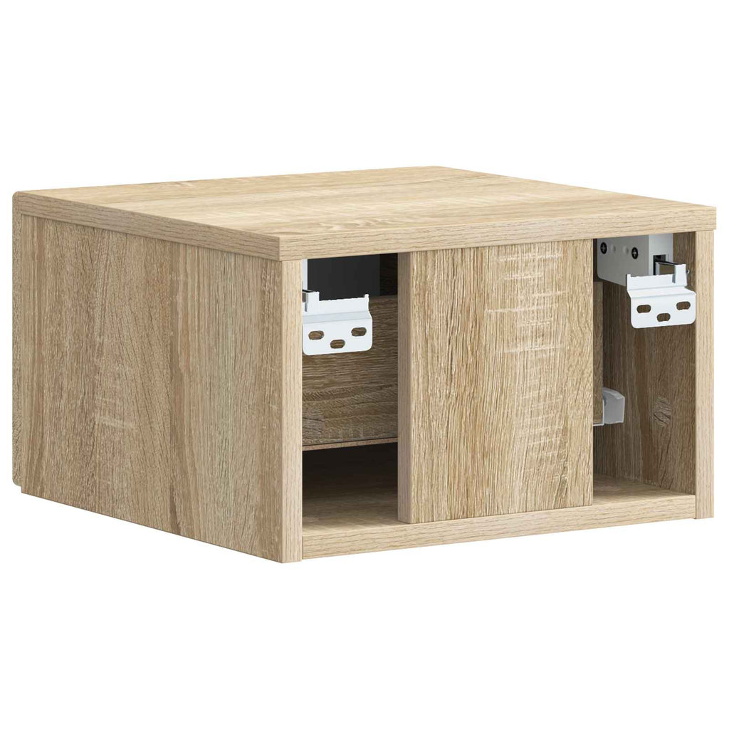 vidaXL Wisząca Szafka Nocna 2 pcs dąb Sonoma 34,5 x 33 x 20 cm