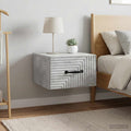 vidaXL Wisząca Szafka Nocna 2 szt. Betonowy szary 34,5 x 33 x 20 cm