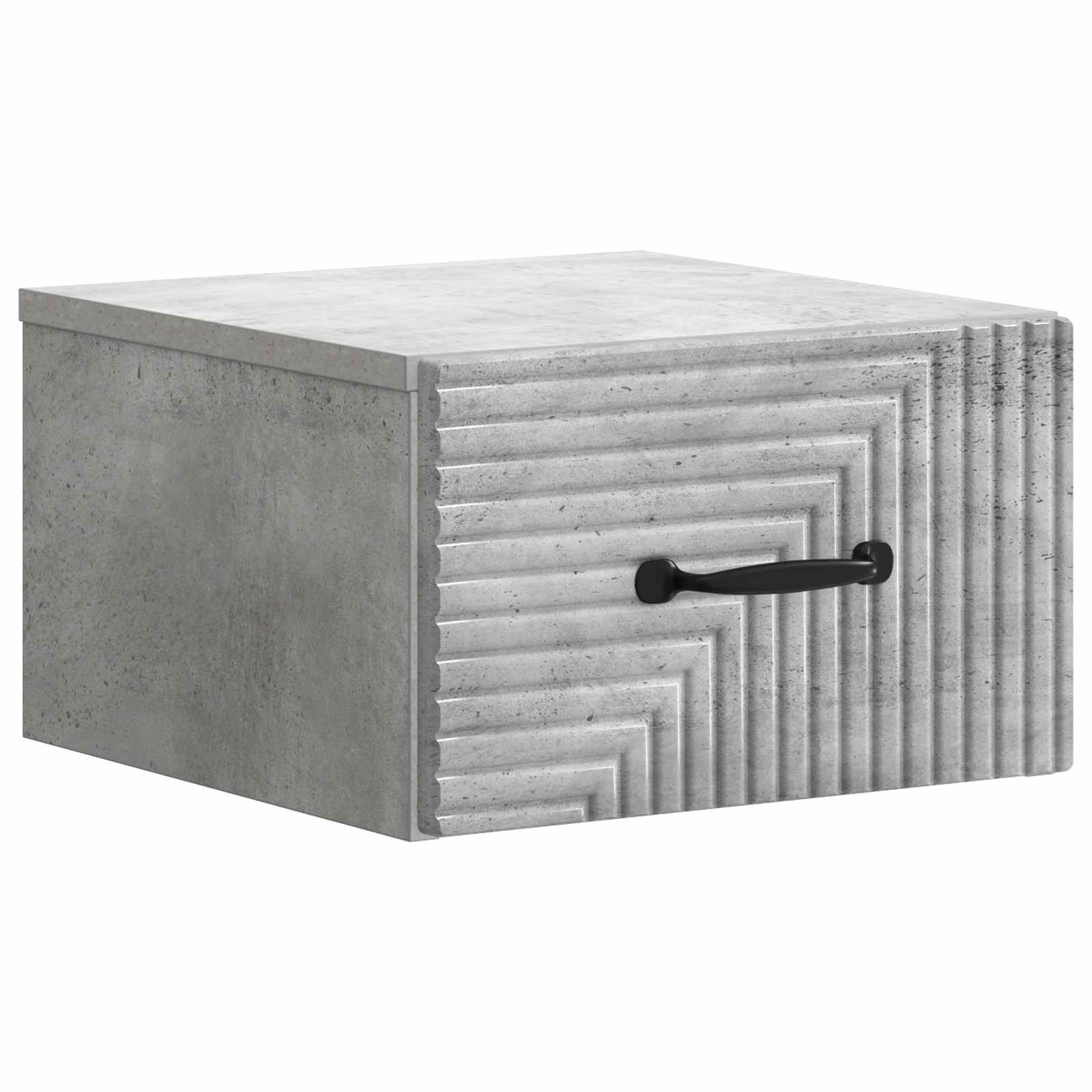 vidaXL Wisząca Szafka Nocna 2 pcs Betonowy szary 34,5 x 33 x 20 cm