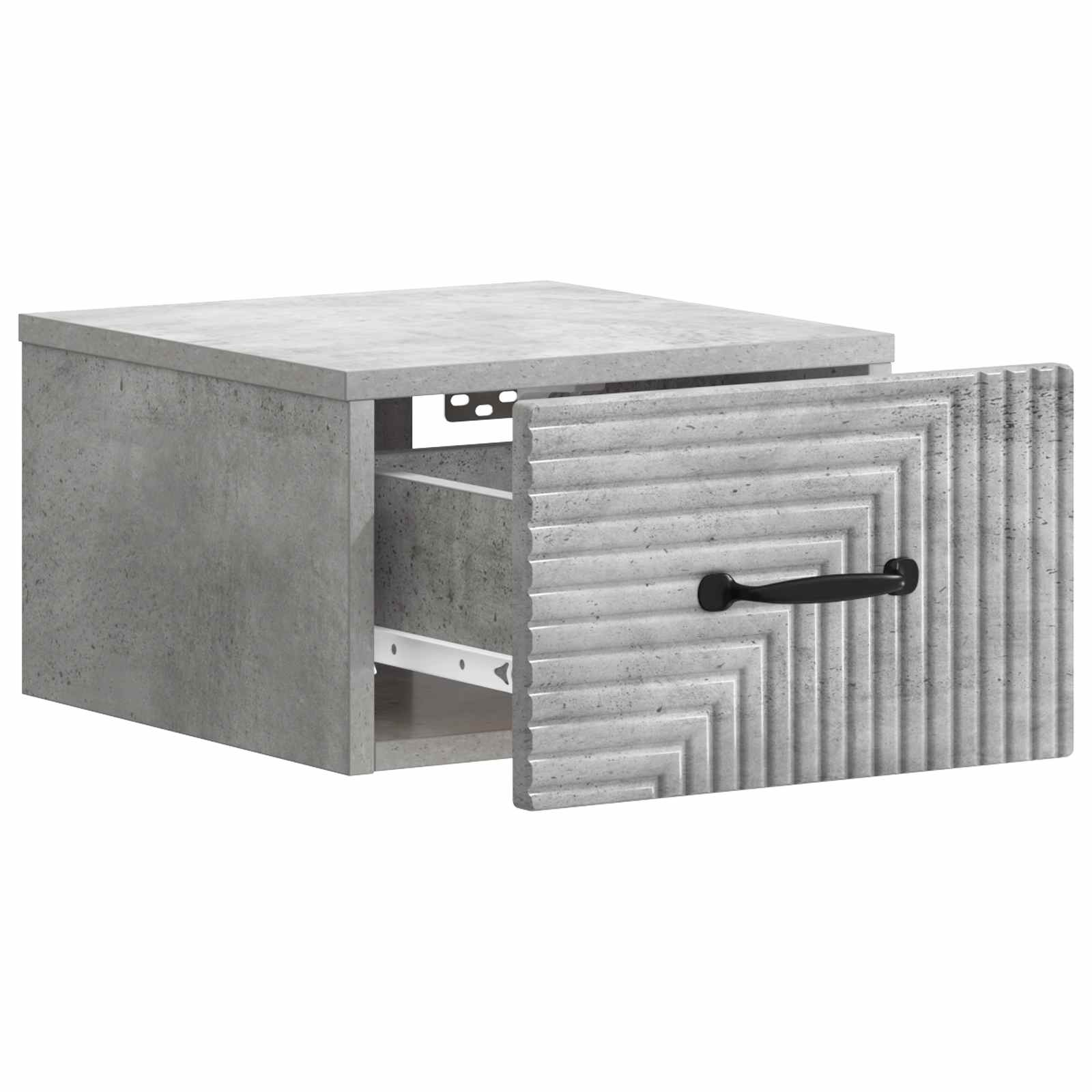 vidaXL Wisząca Szafka Nocna 2 pcs Betonowy szary 34,5 x 33 x 20 cm