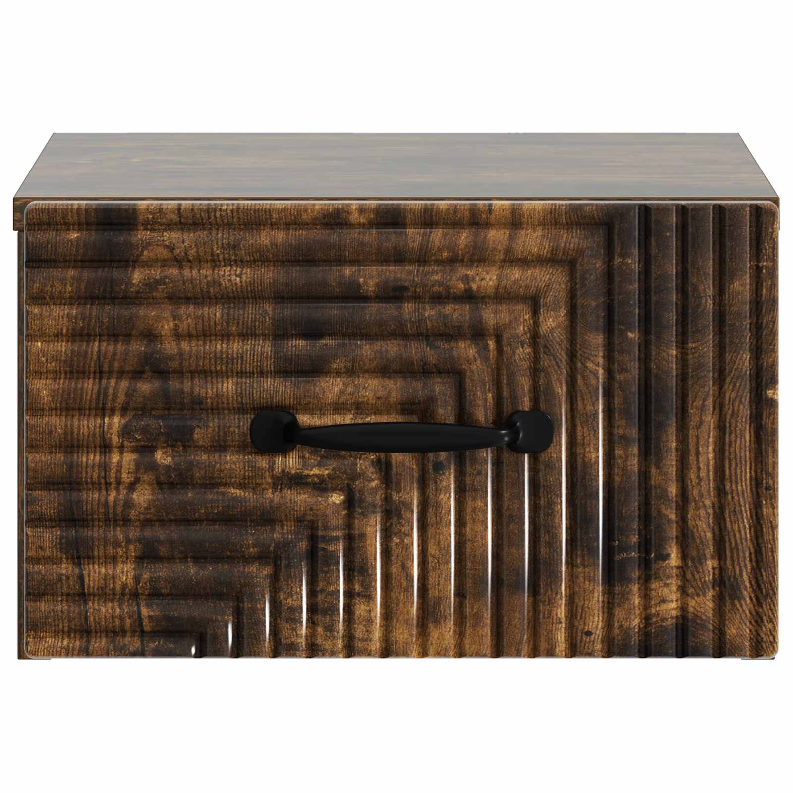 vidaXL Wisząca Szafka Nocna z szufladą Dąb wędzony 34,5 x 33 x 20 cm
