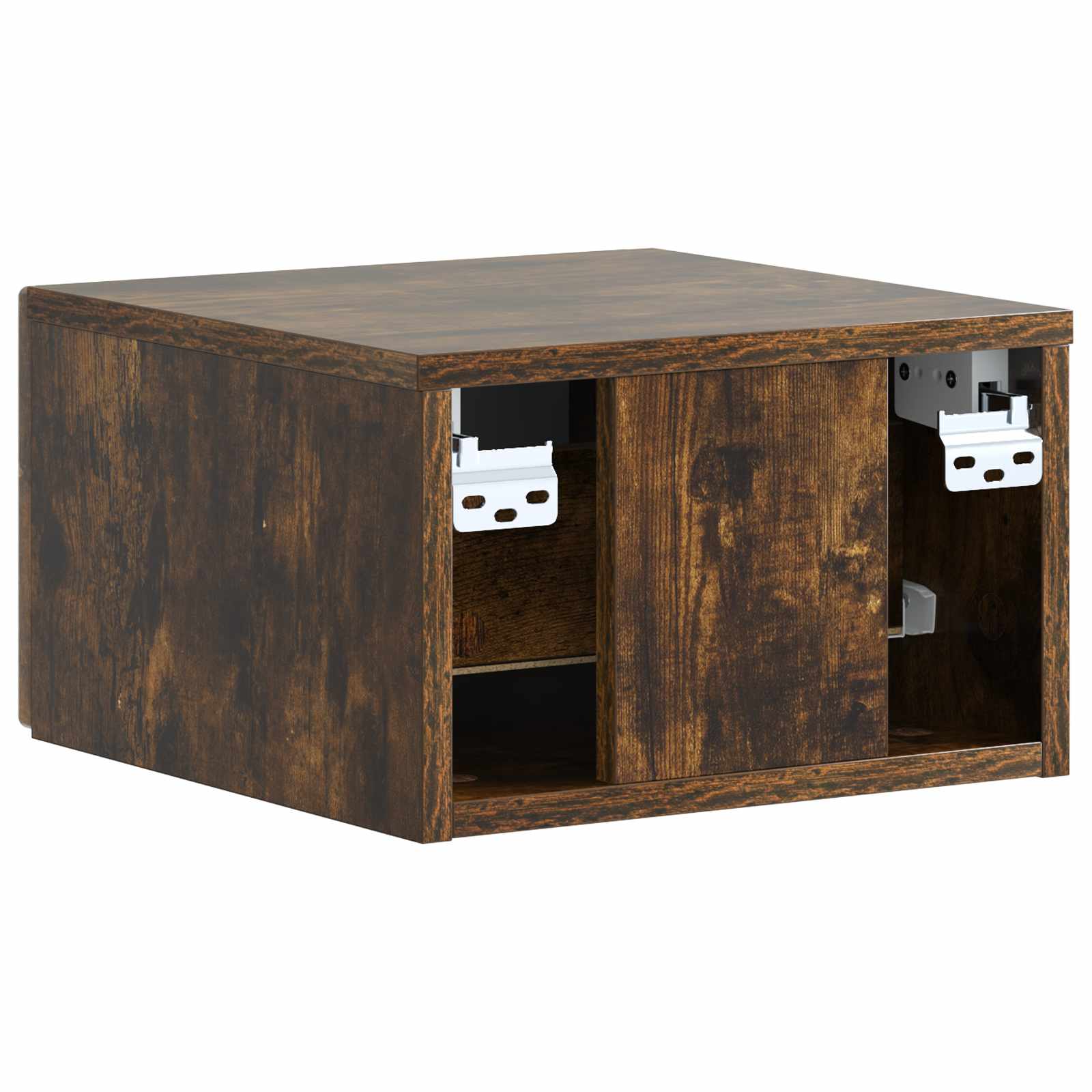 vidaXL Wisząca Szafka Nocna 2 pcs Dąb wędzony 34,5 x 33 x 20 cm