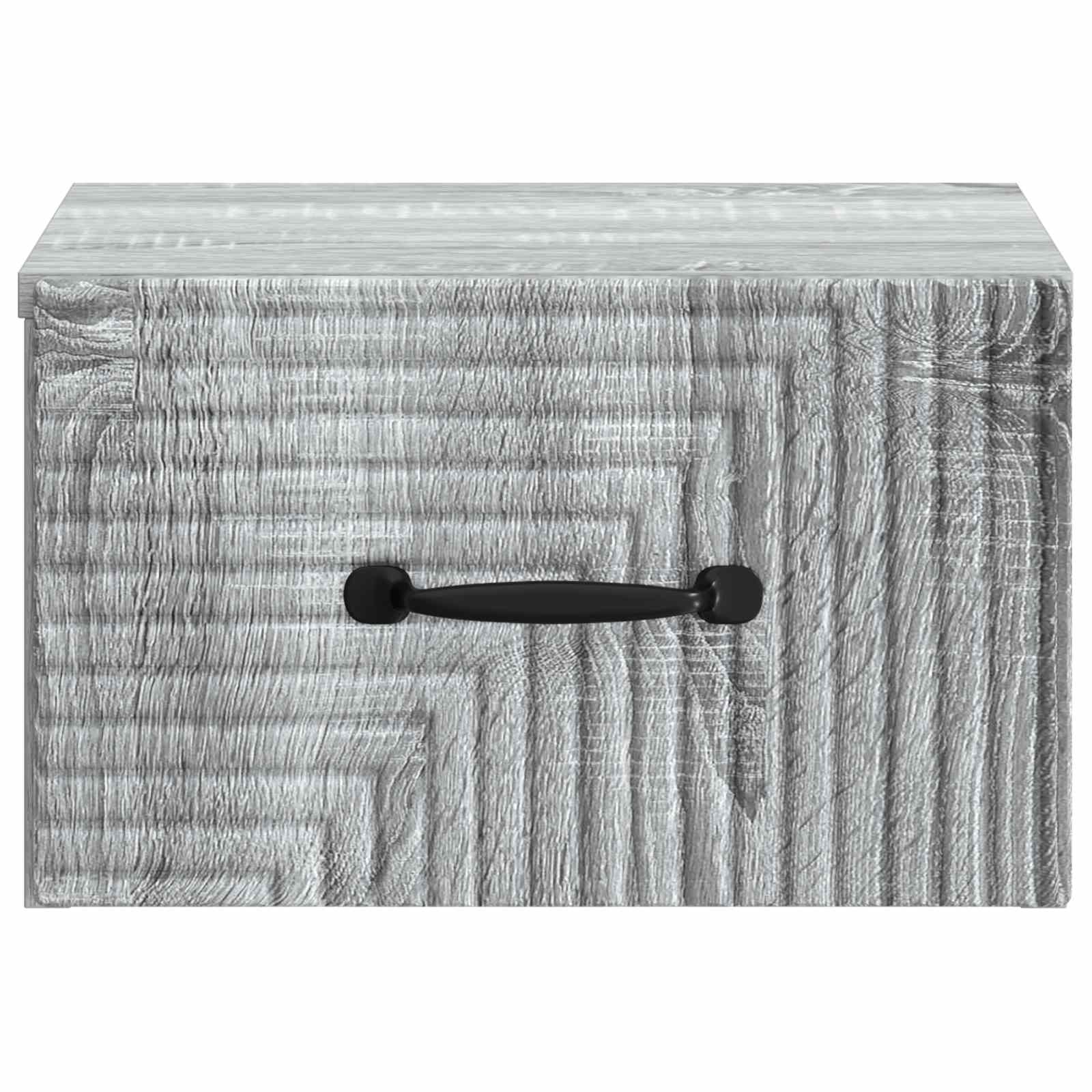 vidaXL Wisząca Szafka Nocna 2 pcs Szary Sonoma 34,5 x 33 x 20 cm