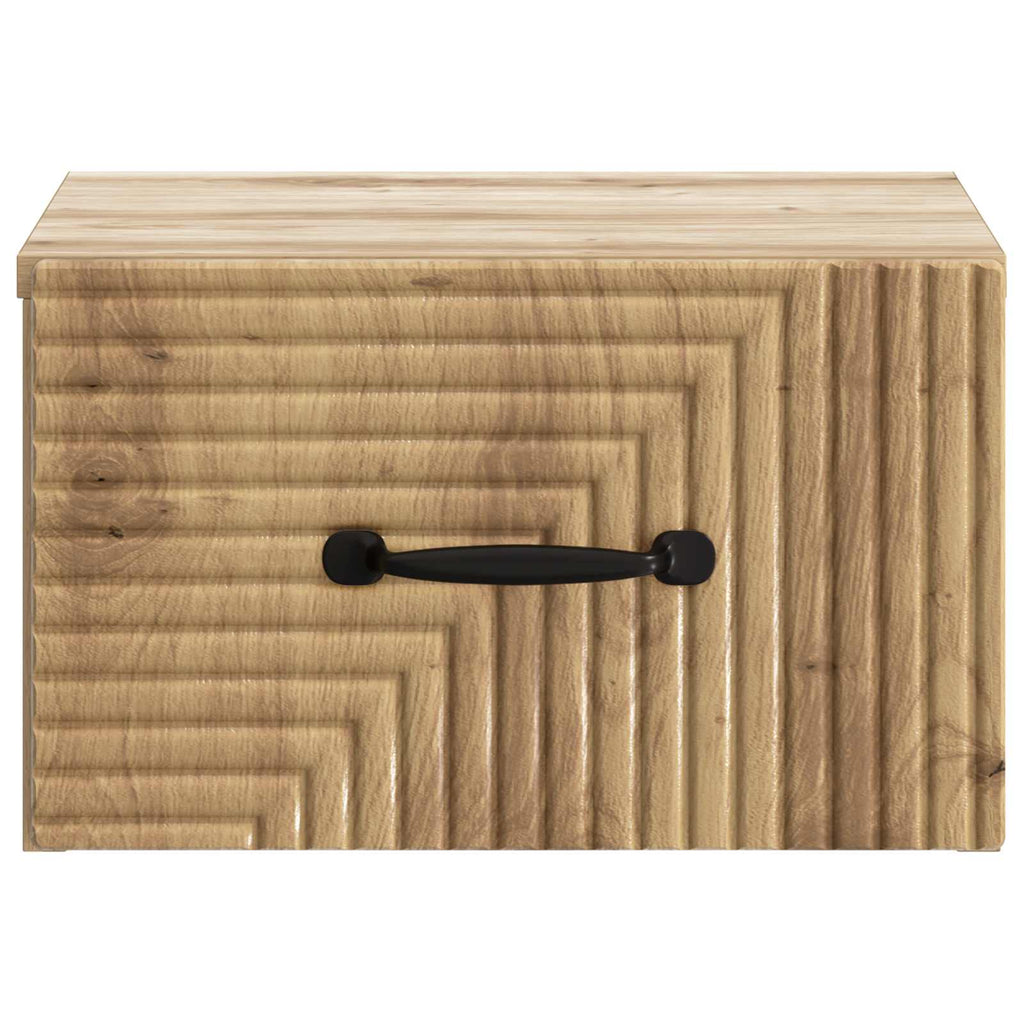 vidaXL Wisząca Szafka Nocna z szufladą Dąb artisan 34,5 x 33 x 20 cm