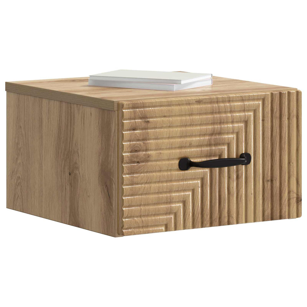 vidaXL Wisząca Szafka Nocna 2 pcs Dąb artisan 34,5 x 33 x 20 cm