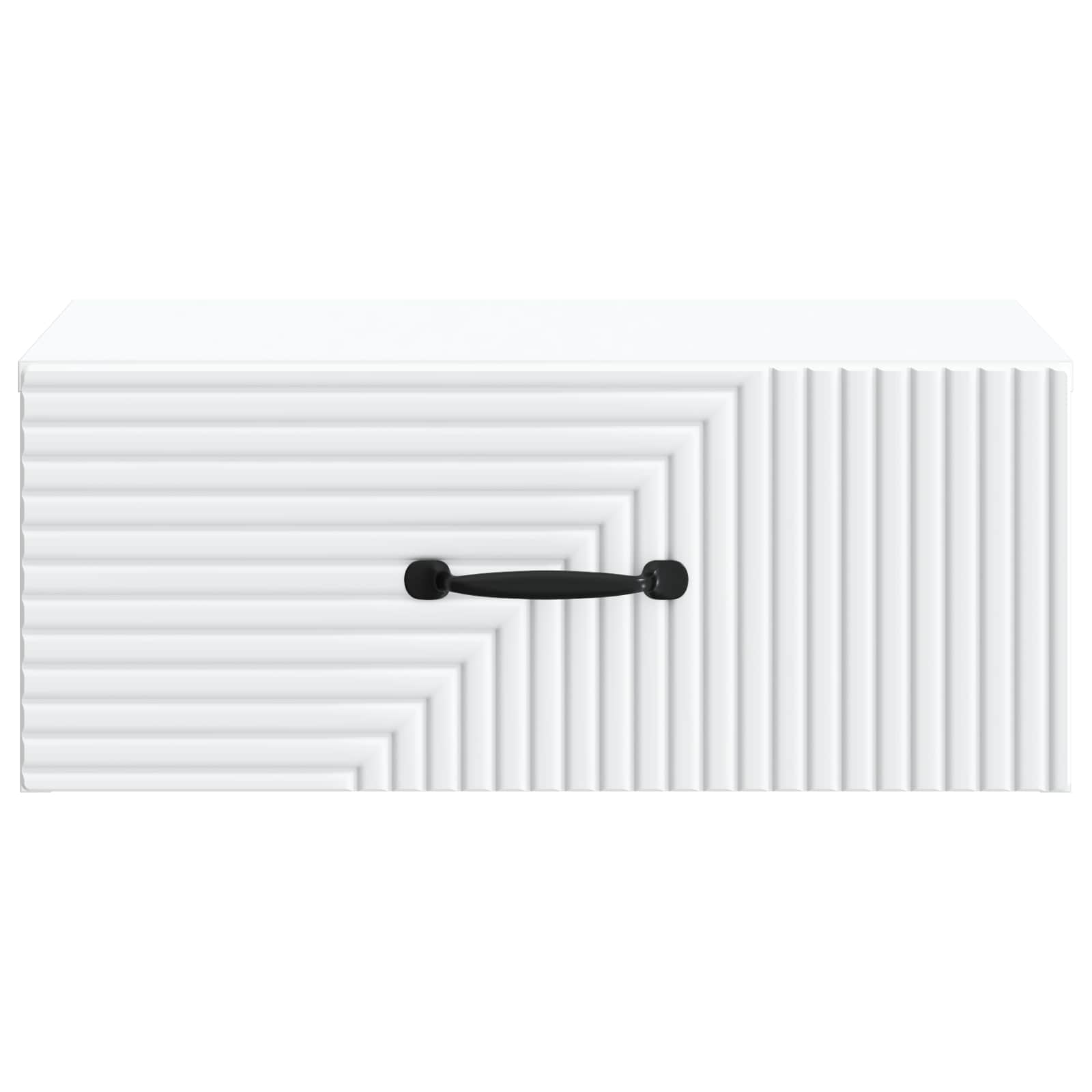 vidaXL Wisząca Szafka Nocna z szufladą 2 pcs Biały 49 x 34,5 x 20 cm