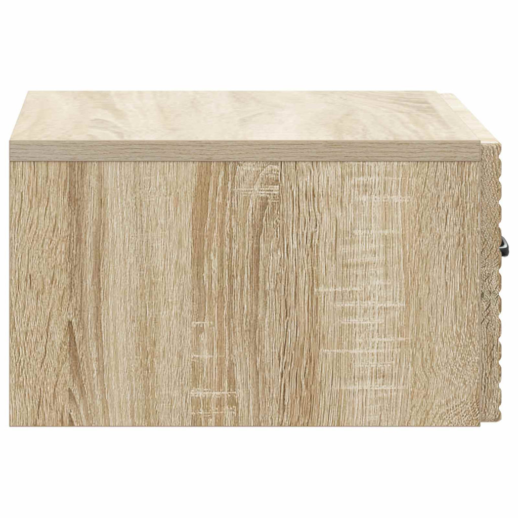 vidaXL Wisząca Szafka Nocna 2 pcs dąb Sonoma 49 x 34,5 x 20 cm