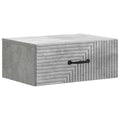vidaXL Wisząca Szafka Nocna Betonowy szary 49 x 34,5 x 20 cm