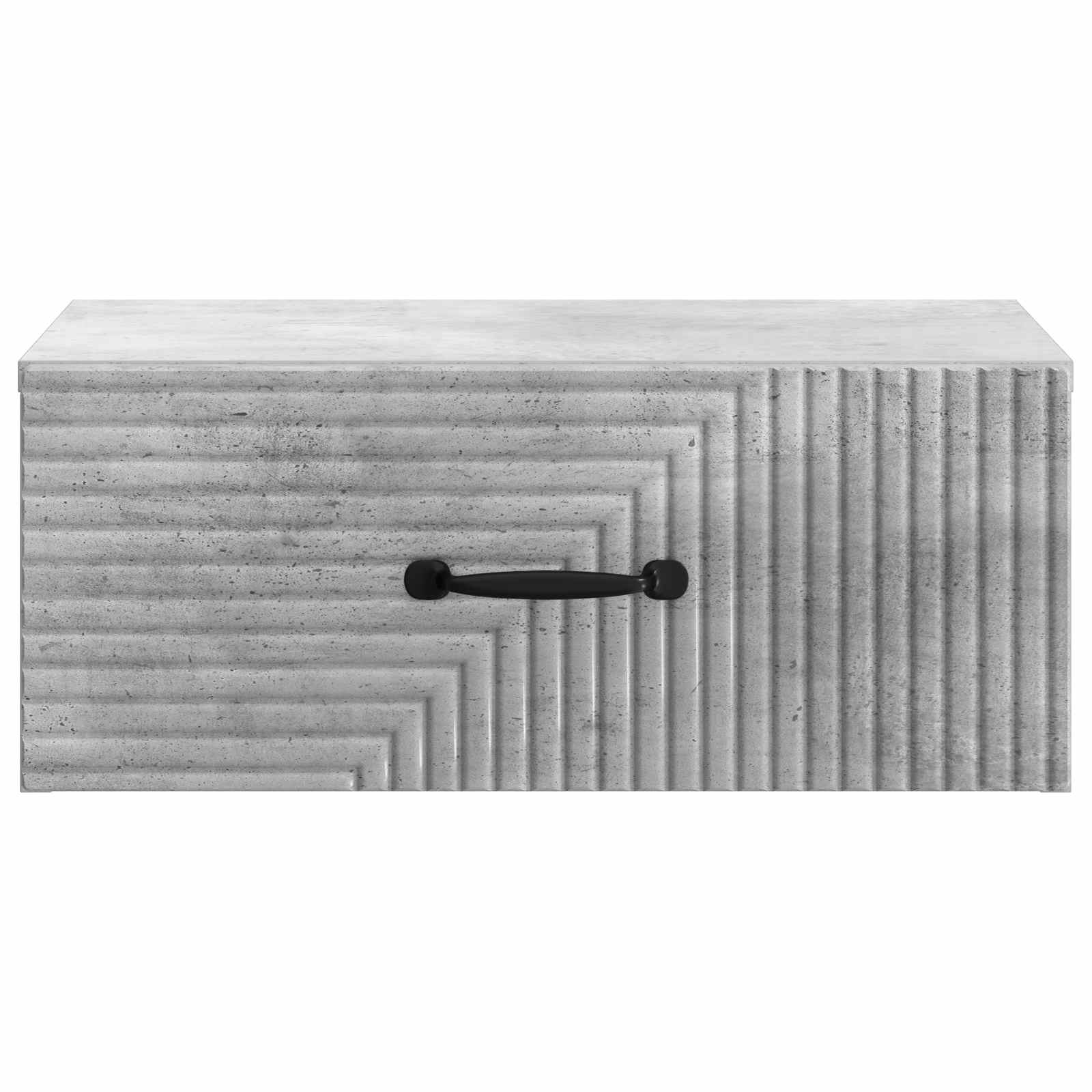vidaXL Wisząca Szafka Nocna Betonowy szary 49 x 34,5 x 20 cm