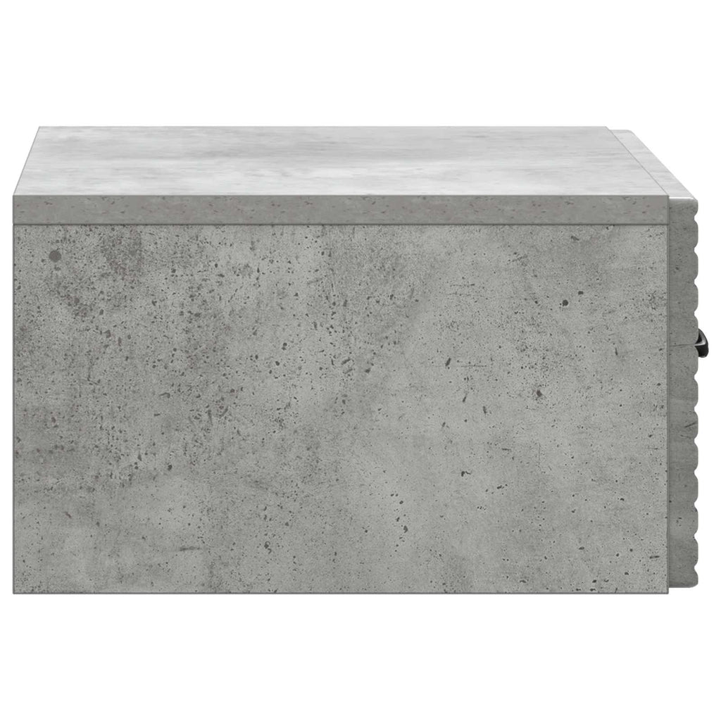 vidaXL Wisząca Szafka Nocna 2 pcs Betonowy szary 49 x 34,5 x 20 cm