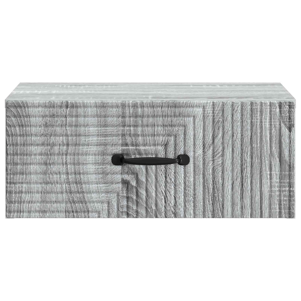 vidaXL Wisząca Szafka Nocna 2 pcs Szary Sonoma 49 x 34,5 x 20 cm