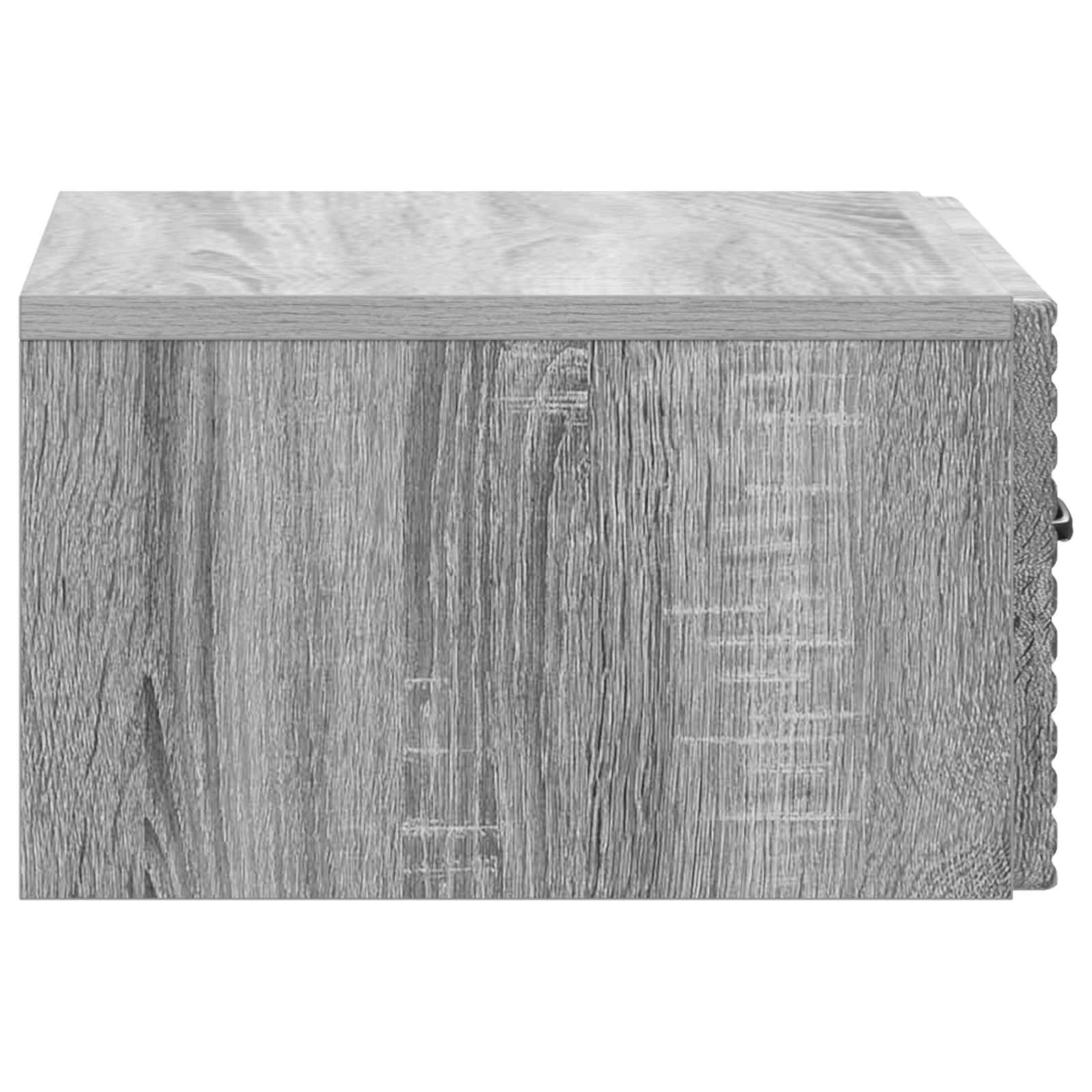 vidaXL Wisząca Szafka Nocna 2 pcs Szary Sonoma 49 x 34,5 x 20 cm