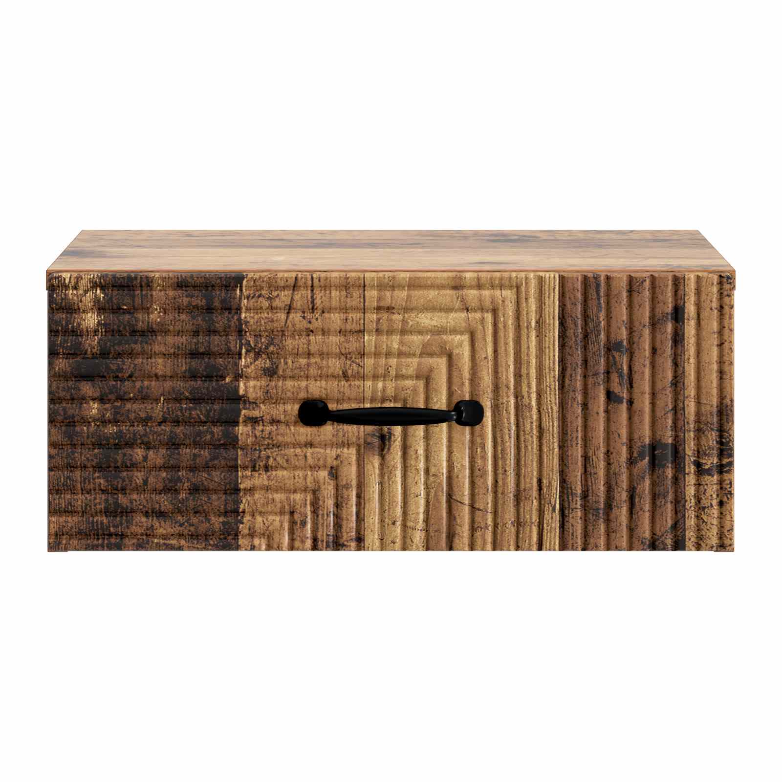 vidaXL Wisząca Szafka Nocna 2 pcs Stare drewno 49 x 34,5 x 20 cm