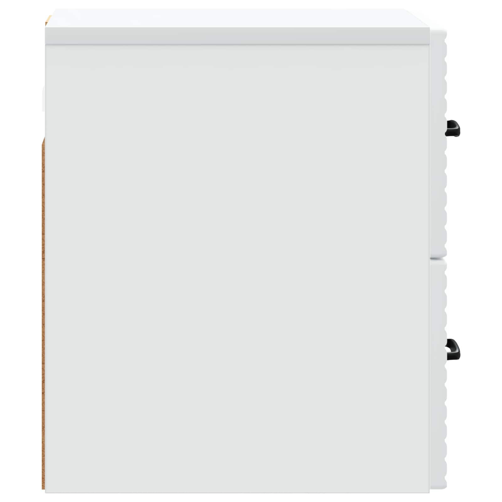 vidaXL Wisząca Szafka Nocna z szufladą 2 pcs Biały 34,5 x 33 x 40 cm