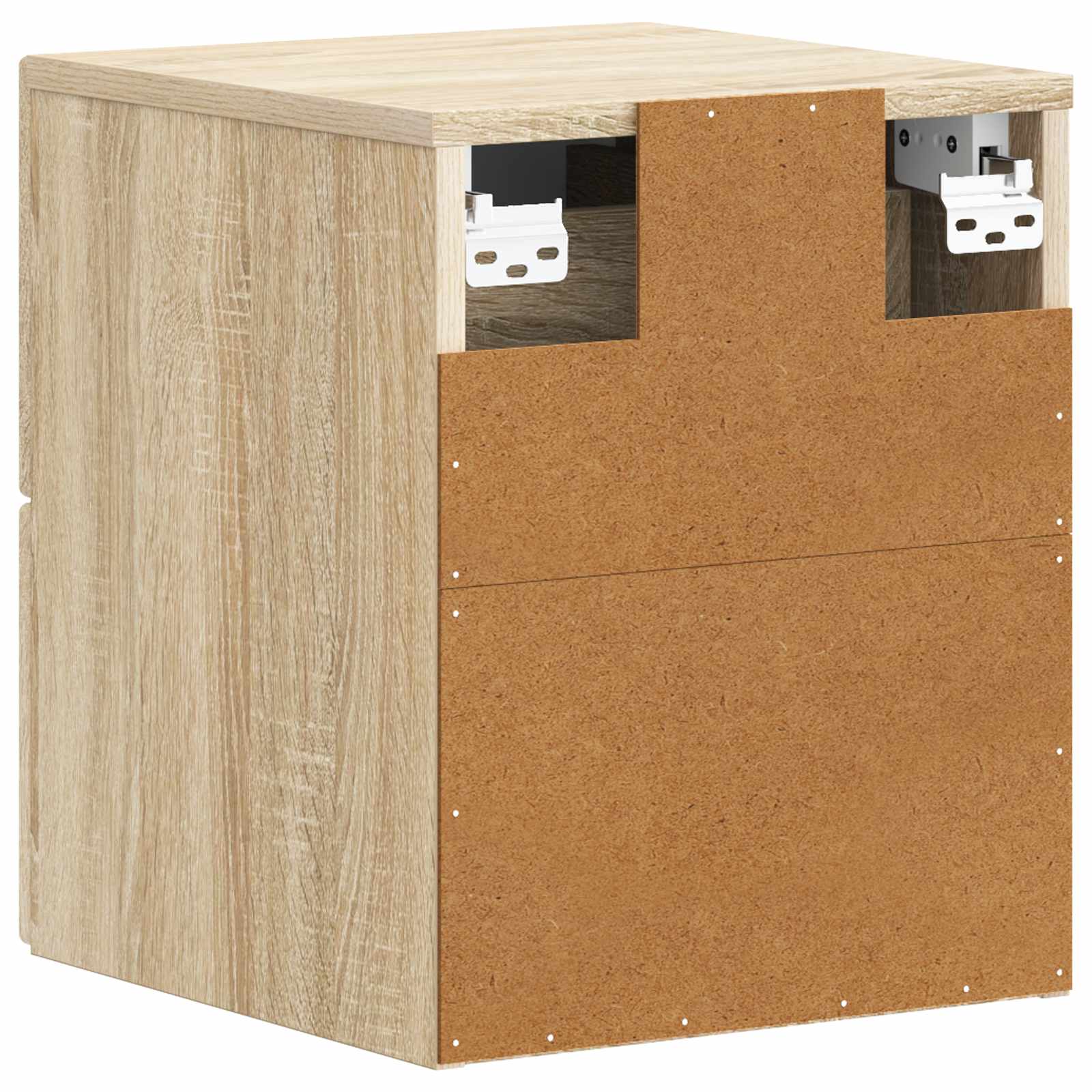 vidaXL Wisząca Szafka Nocna 2 pcs dąb Sonoma 34,5 x 33 x 40 cm