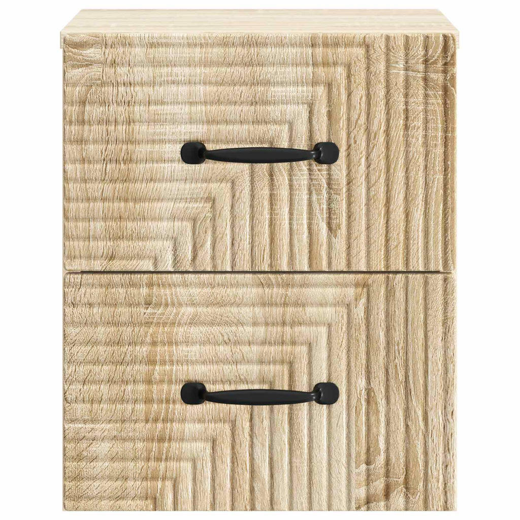 vidaXL Wisząca Szafka Nocna 2 pcs dąb Sonoma 34,5 x 33 x 40 cm