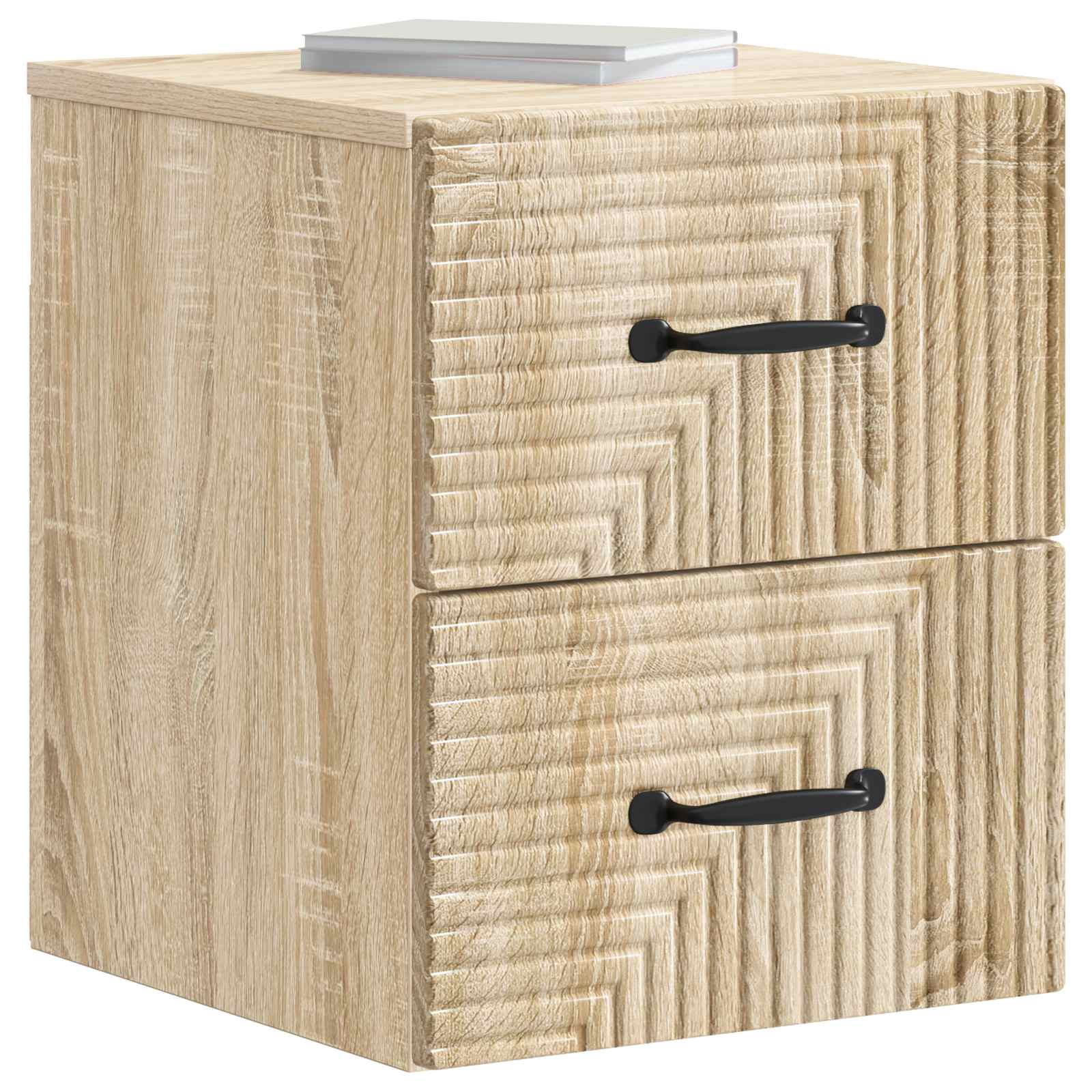 vidaXL Wisząca Szafka Nocna 2 pcs dąb Sonoma 34,5 x 33 x 40 cm