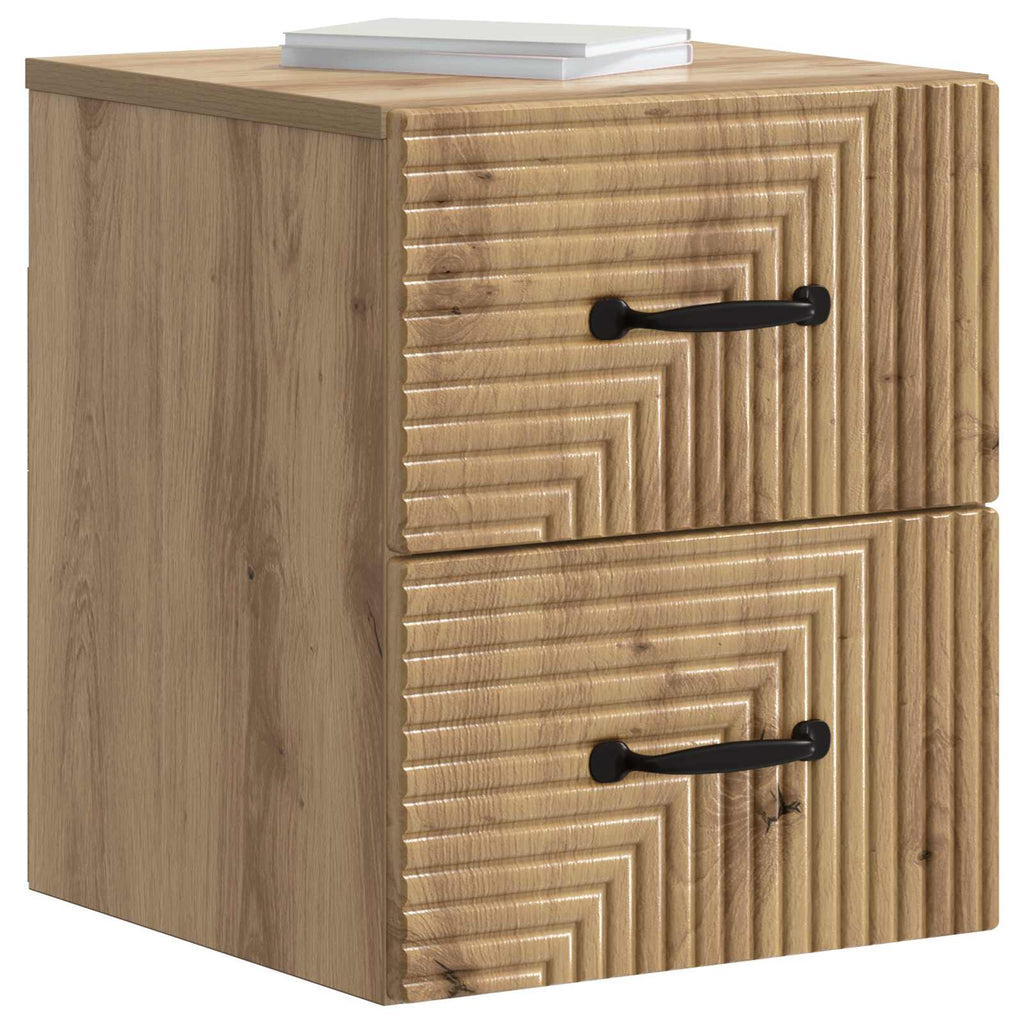 vidaXL Wisząca Szafka Nocna 2 pcs Dąb artisan 34,5 x 33 x 40 cm